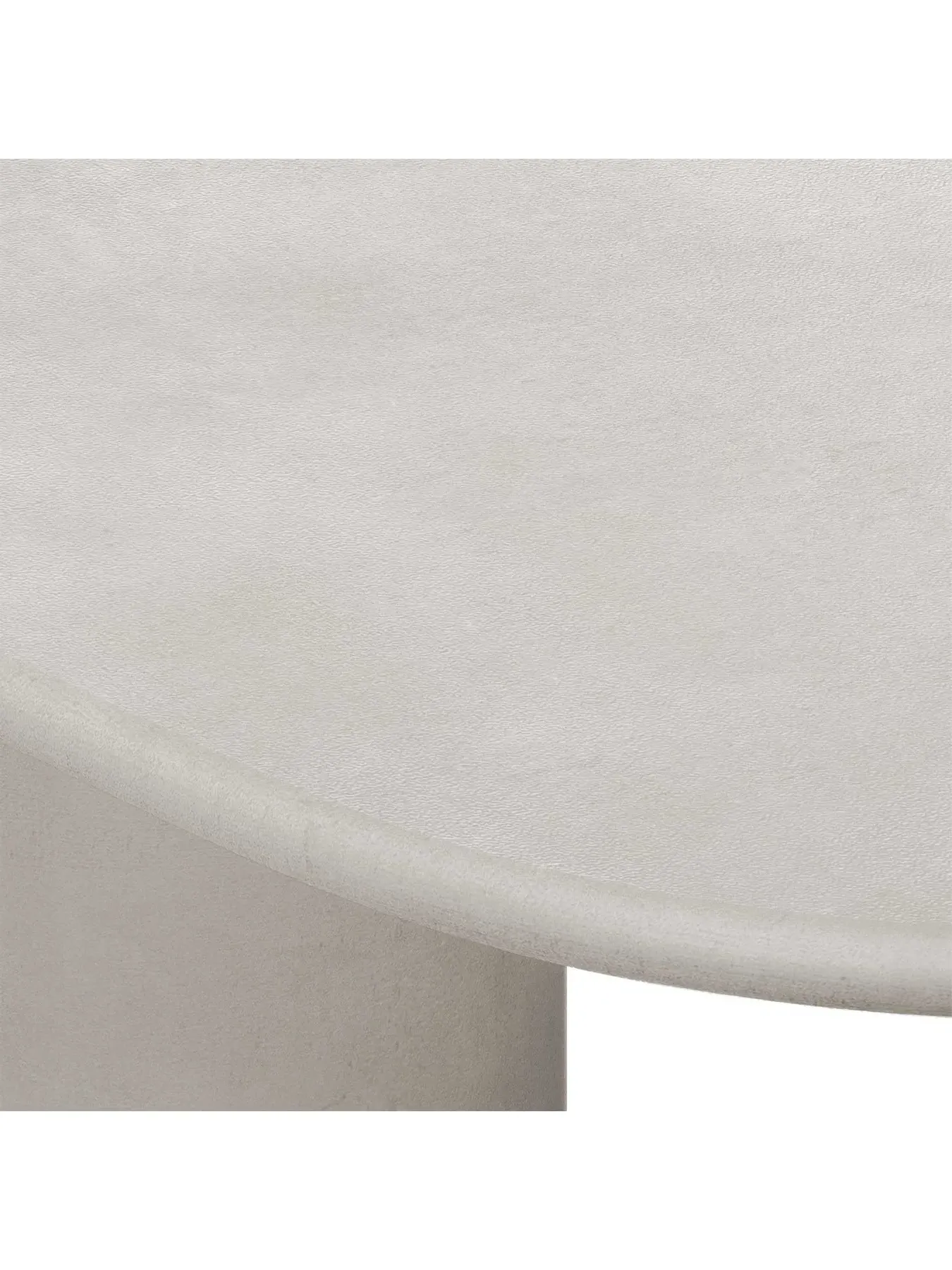 Oval Dining Table Marble Effect - Neutral, Wood