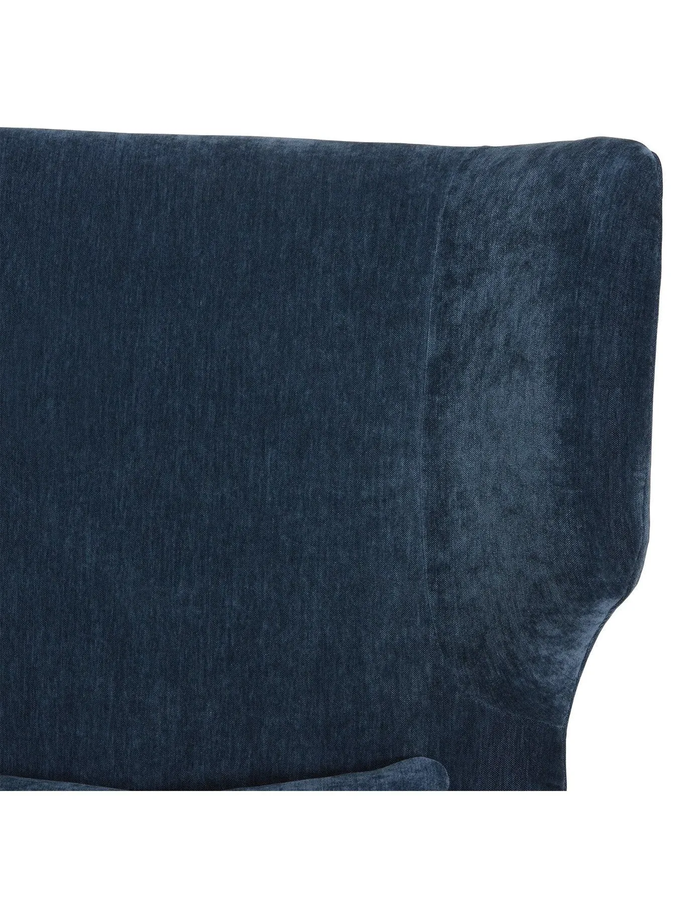 Ribera Velvet Armchair - Blue, Velvet