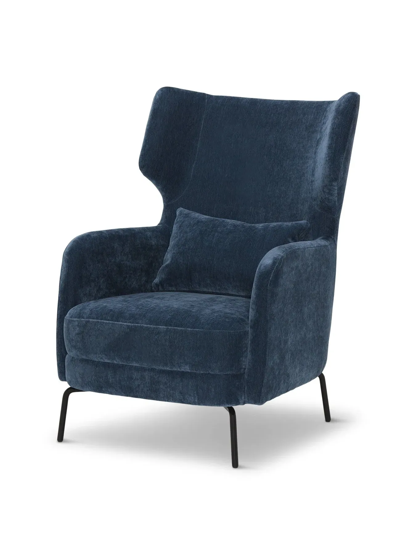 Ribera Velvet Armchair - Blue, Velvet image