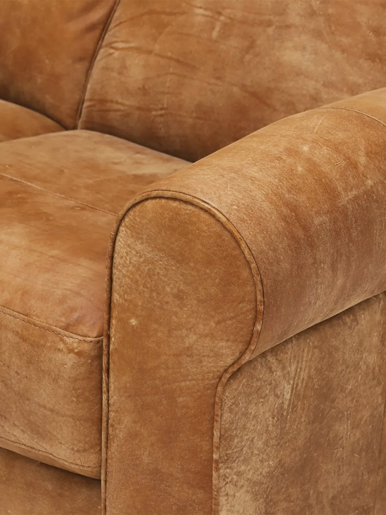 Right Hand Chaise Sofa - Hewlett Ranch, Leather