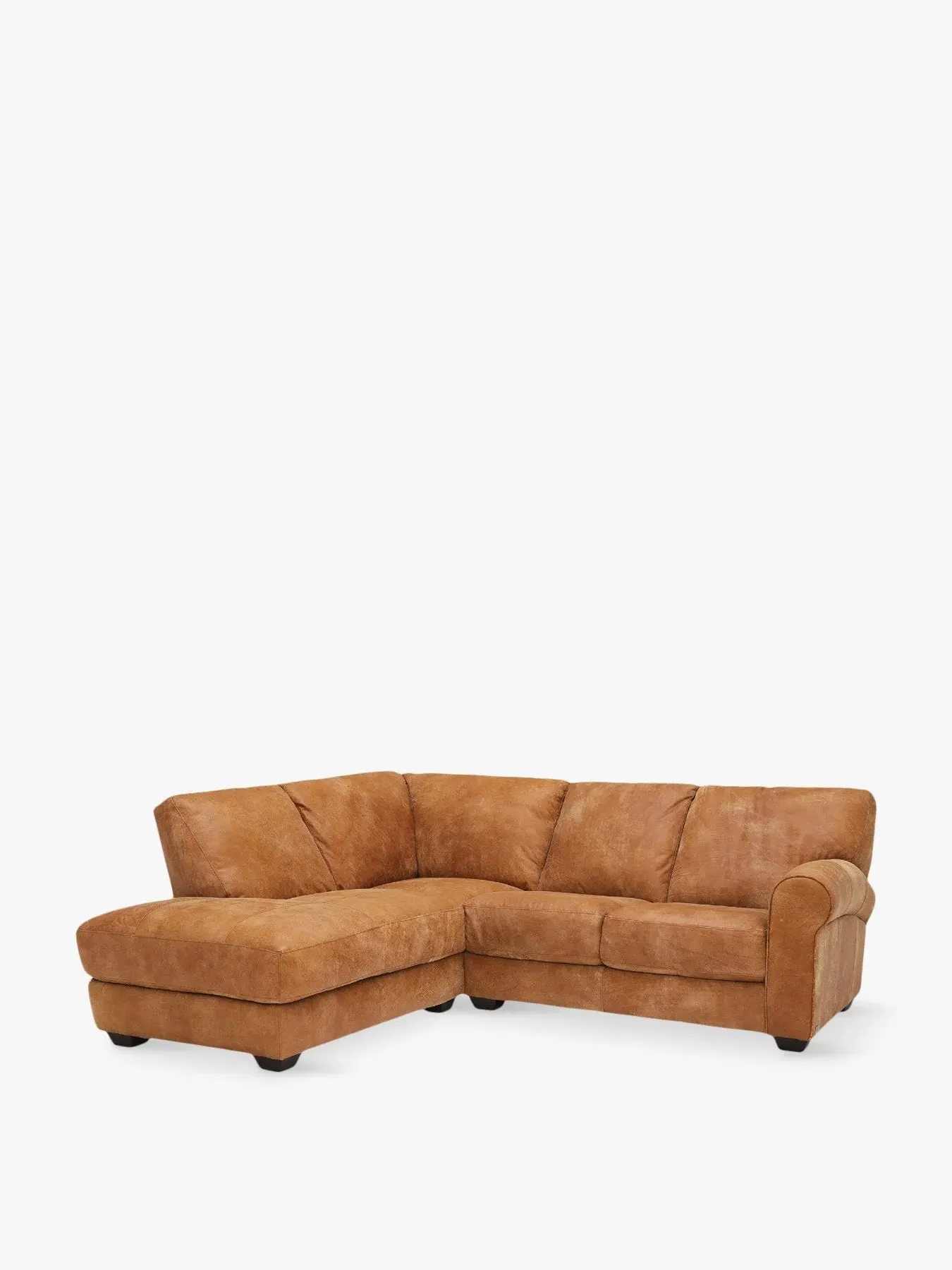 Right Hand Chaise Sofa - Hewlett Ranch, Leather image