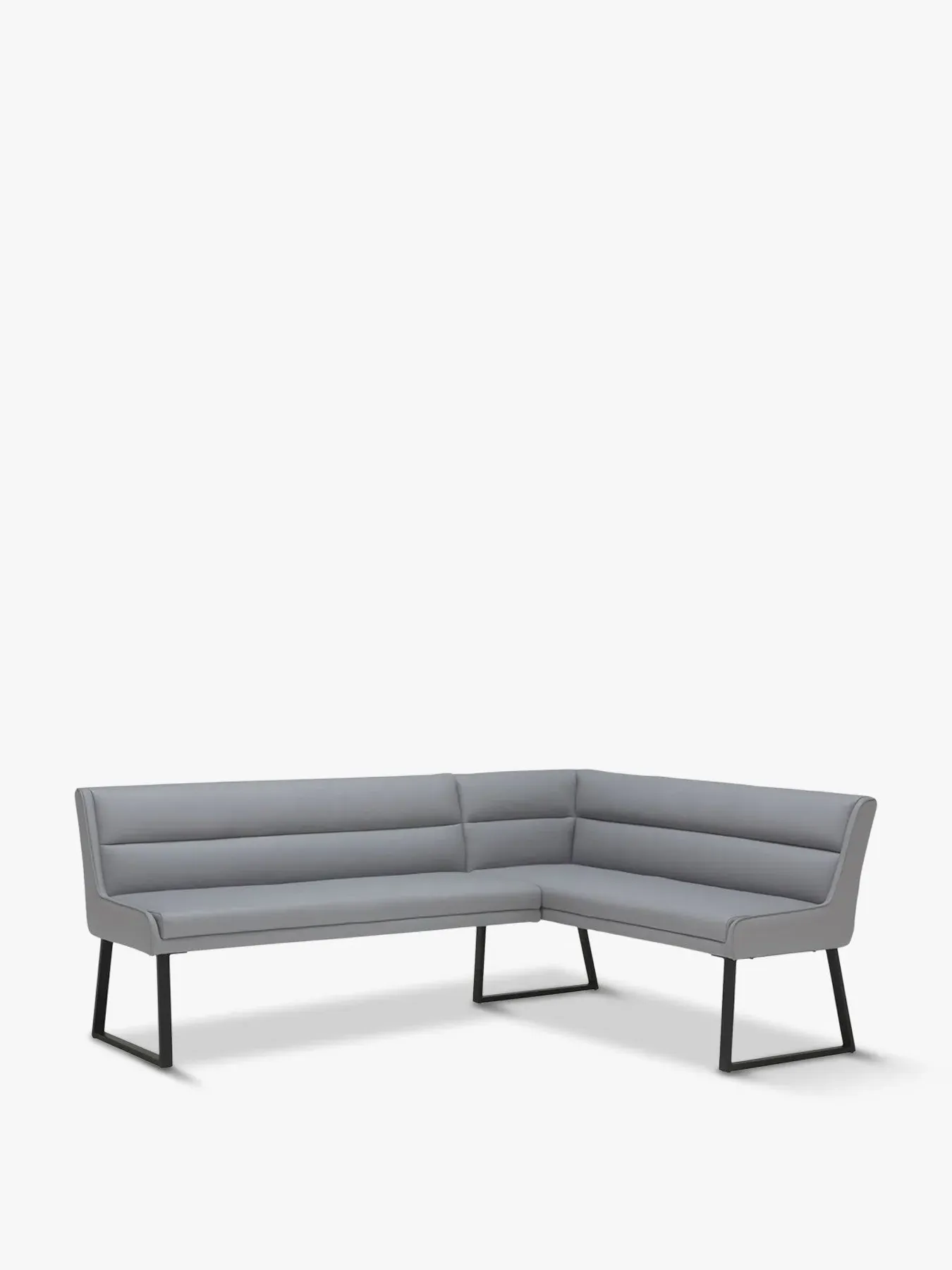 Right Hand Corner Bench - Grey image