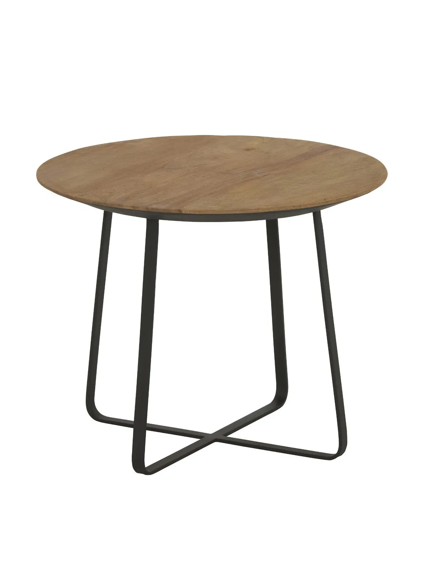 Round Coffee Tables Set of 3 - Brown