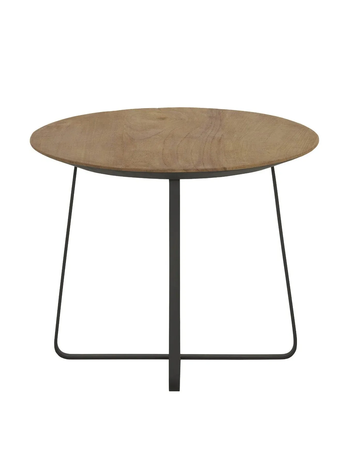 Round Coffee Tables Set of 3 - Brown