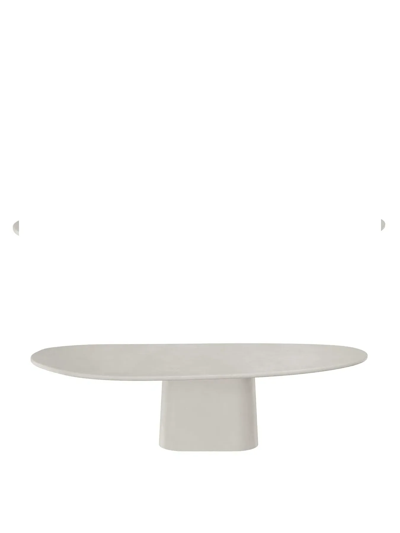 Round Dining Table Marble Effect - Neutral, Wood