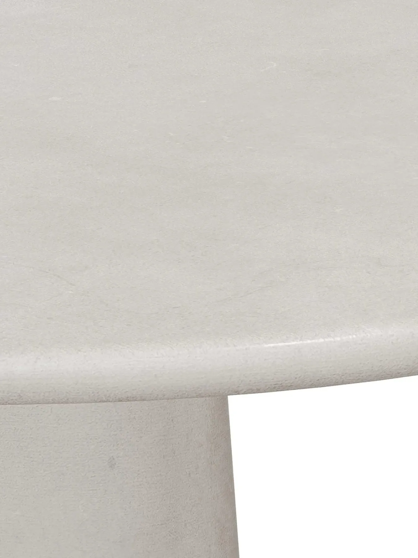 Round Dining Table Marble Effect - Neutral, Wood
