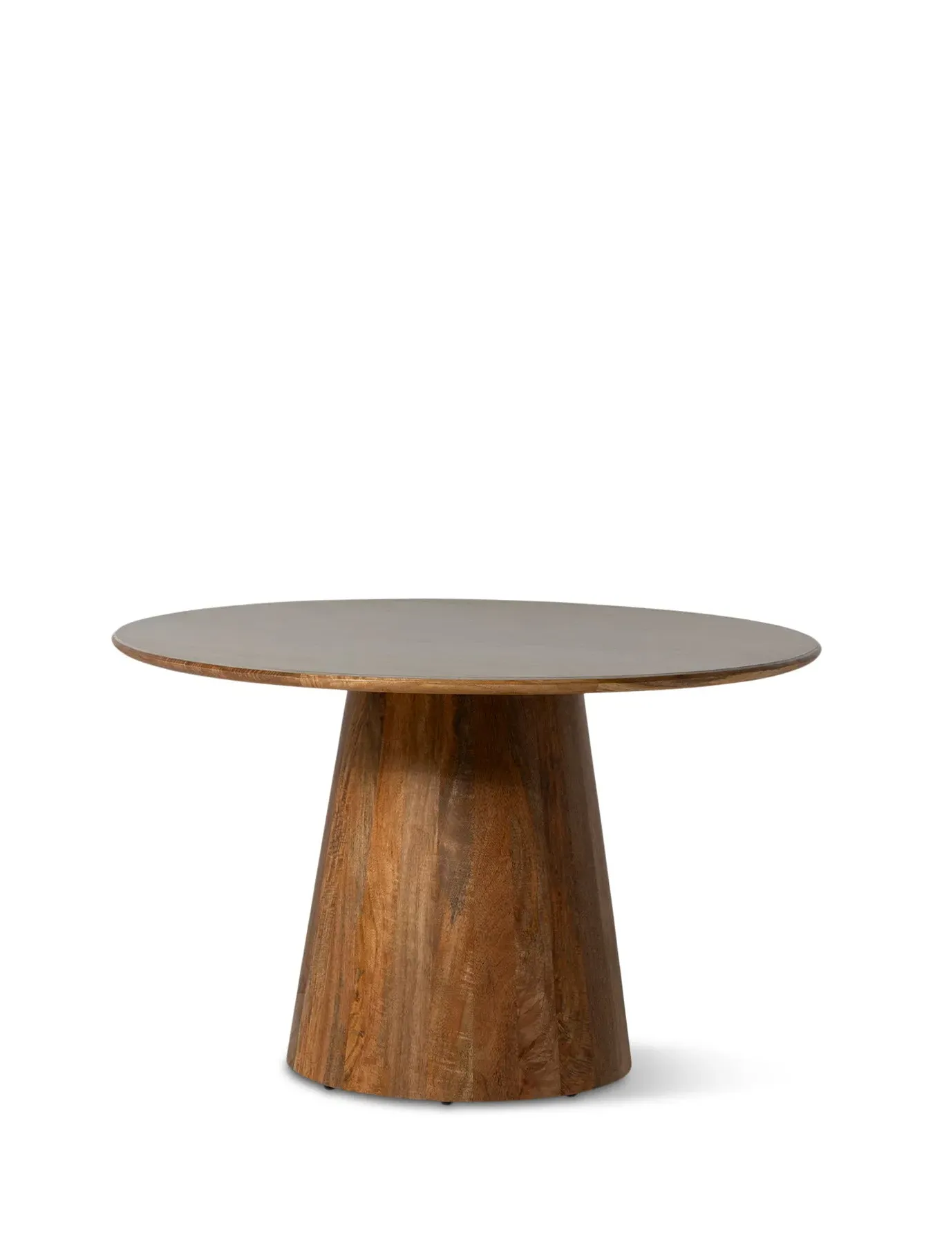 Round Dining Table Seats 4 - Brown, Mango Wood image