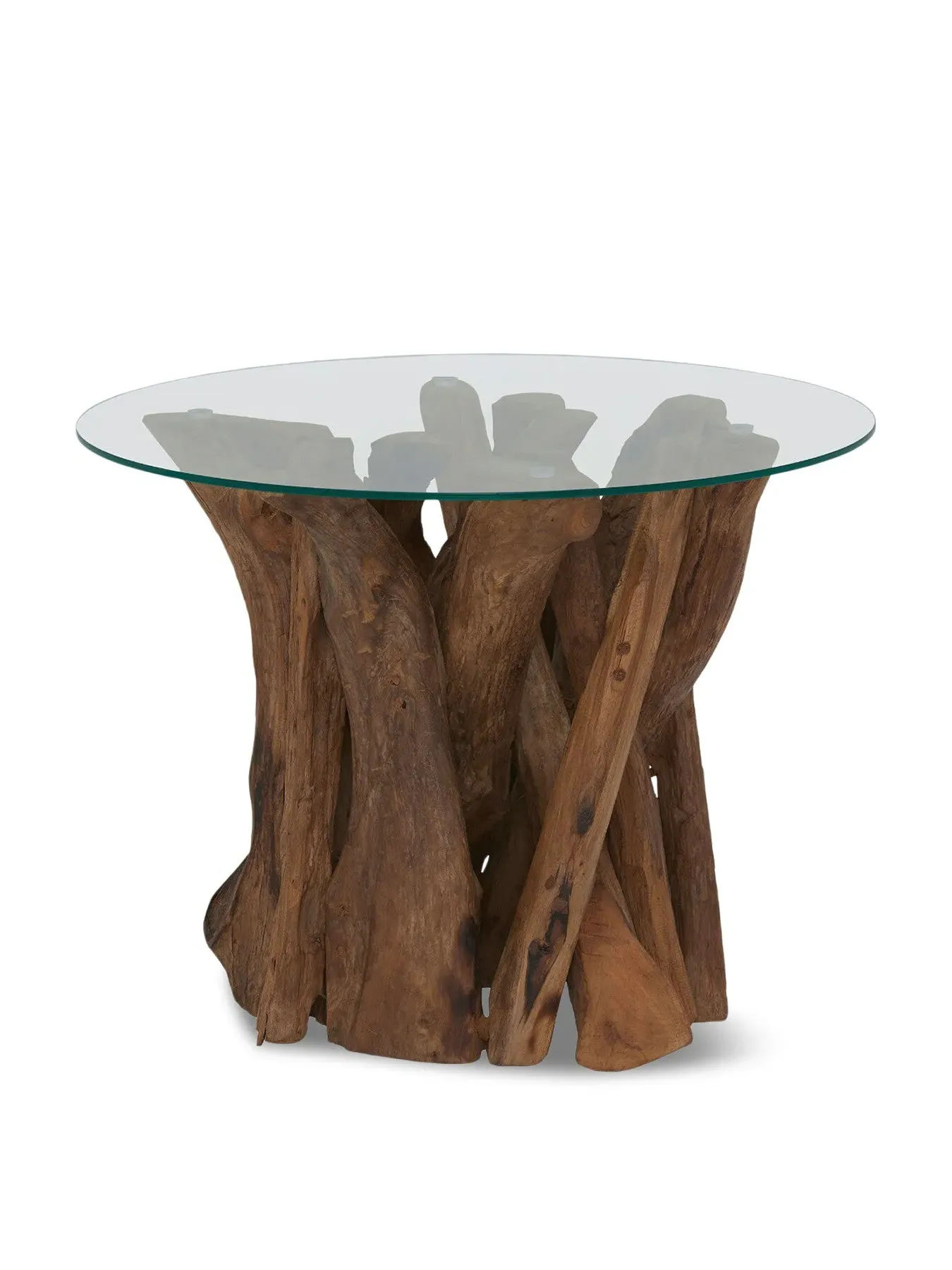 Round Lamp Table - Brown image