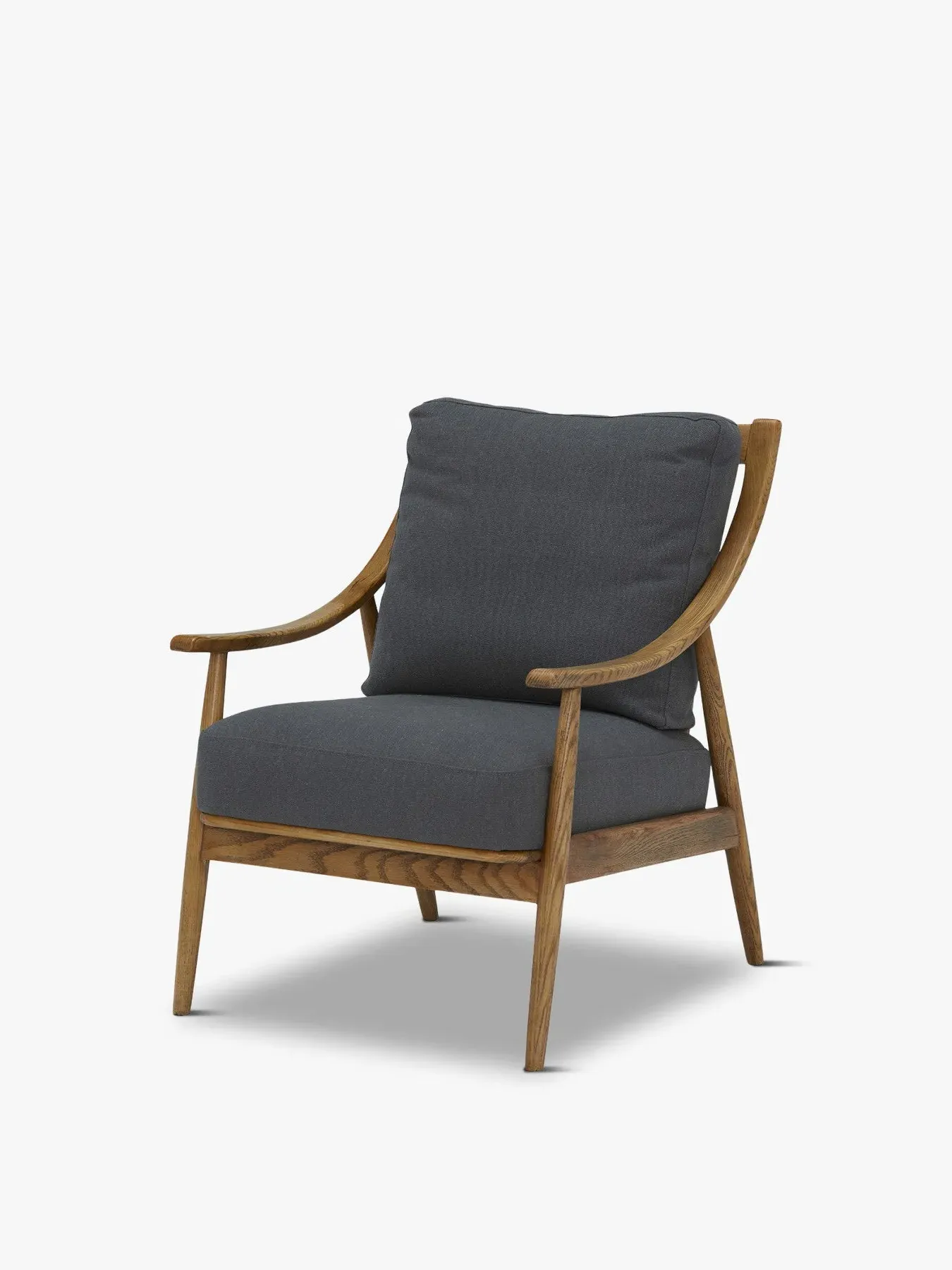 Runa Armchair - Mid Grey, Linen image