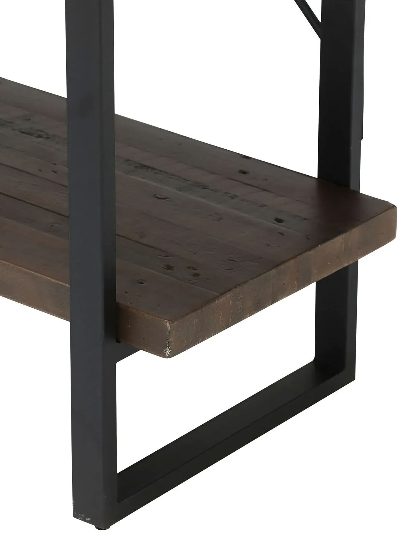 Shelving Unit with Metal Frame - Reclaimed Wood