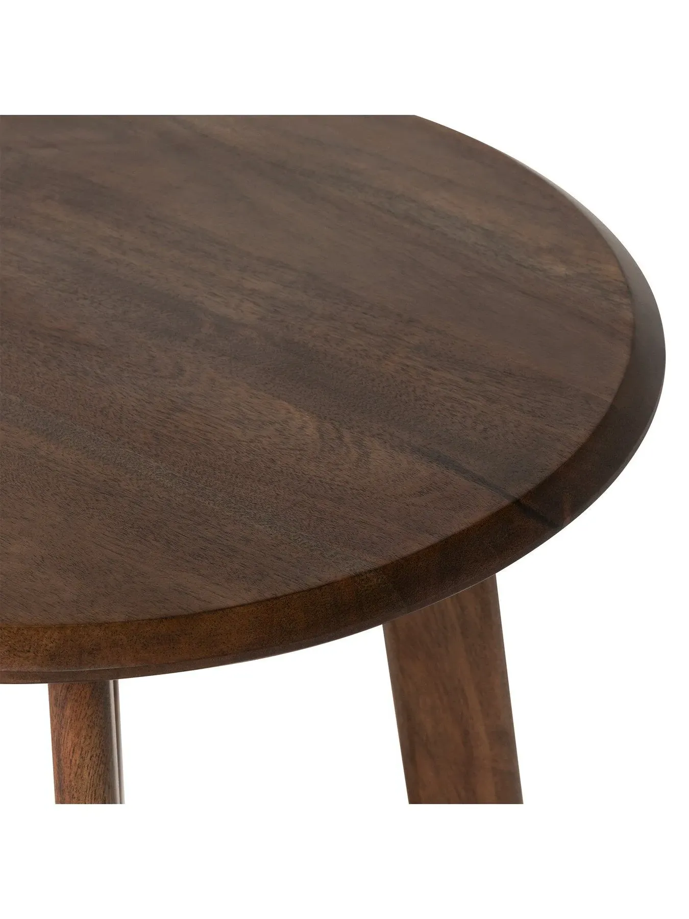 Side Table - Brown, Acacia Wood