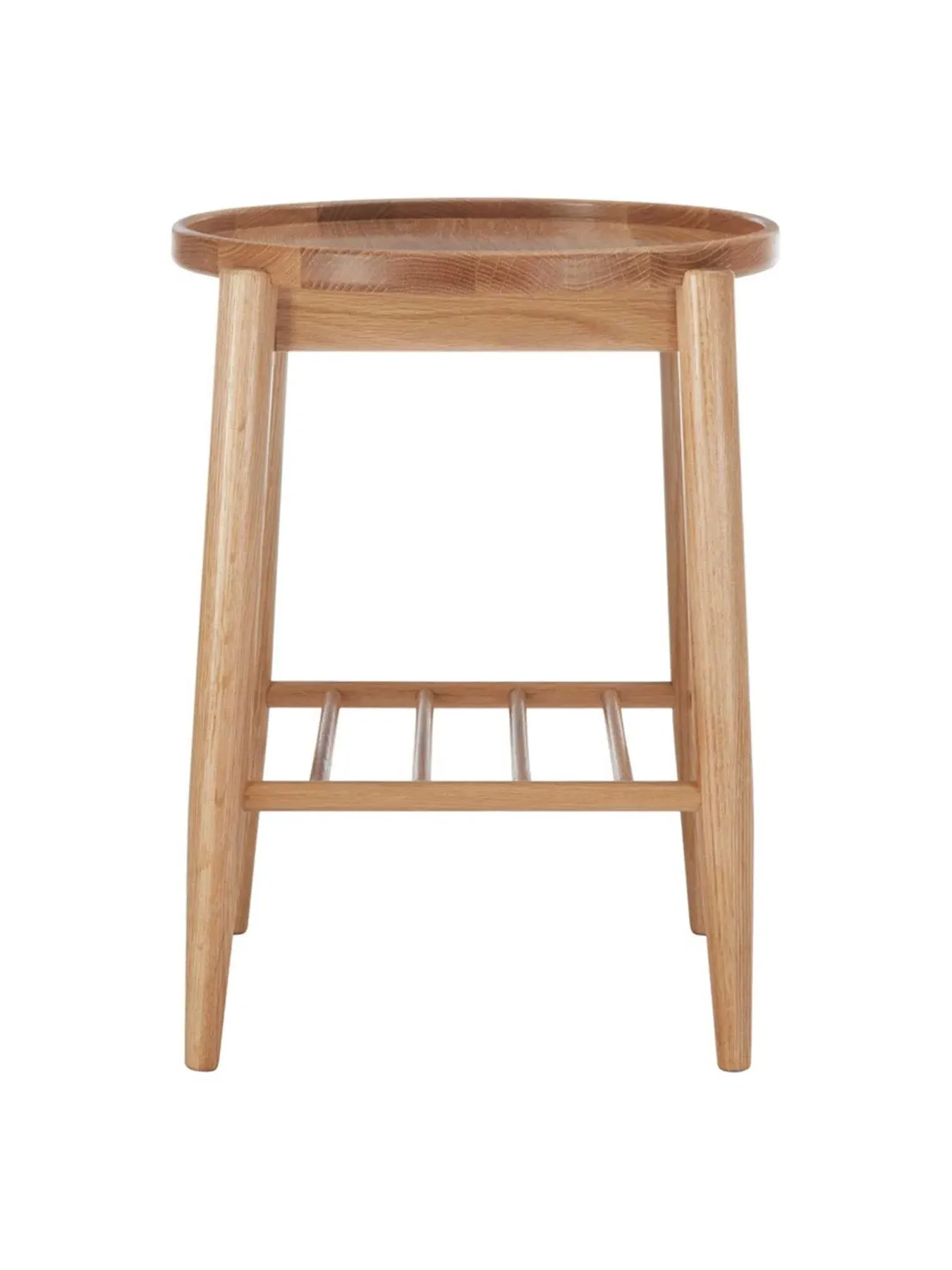 Side Table with Tray Top - Neutral, Oak