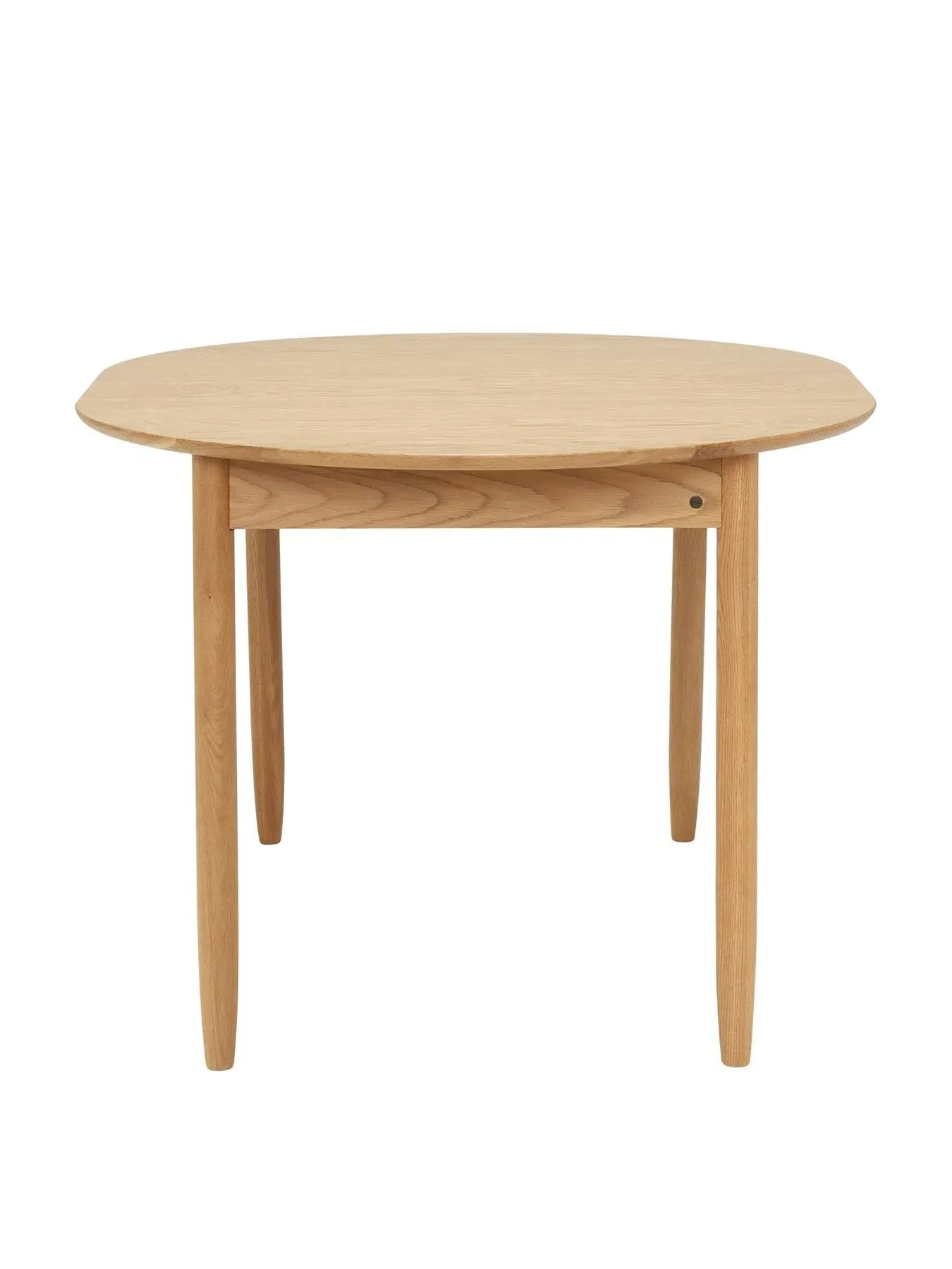 Small Extending Dining Table - Neutral, Oak Wood