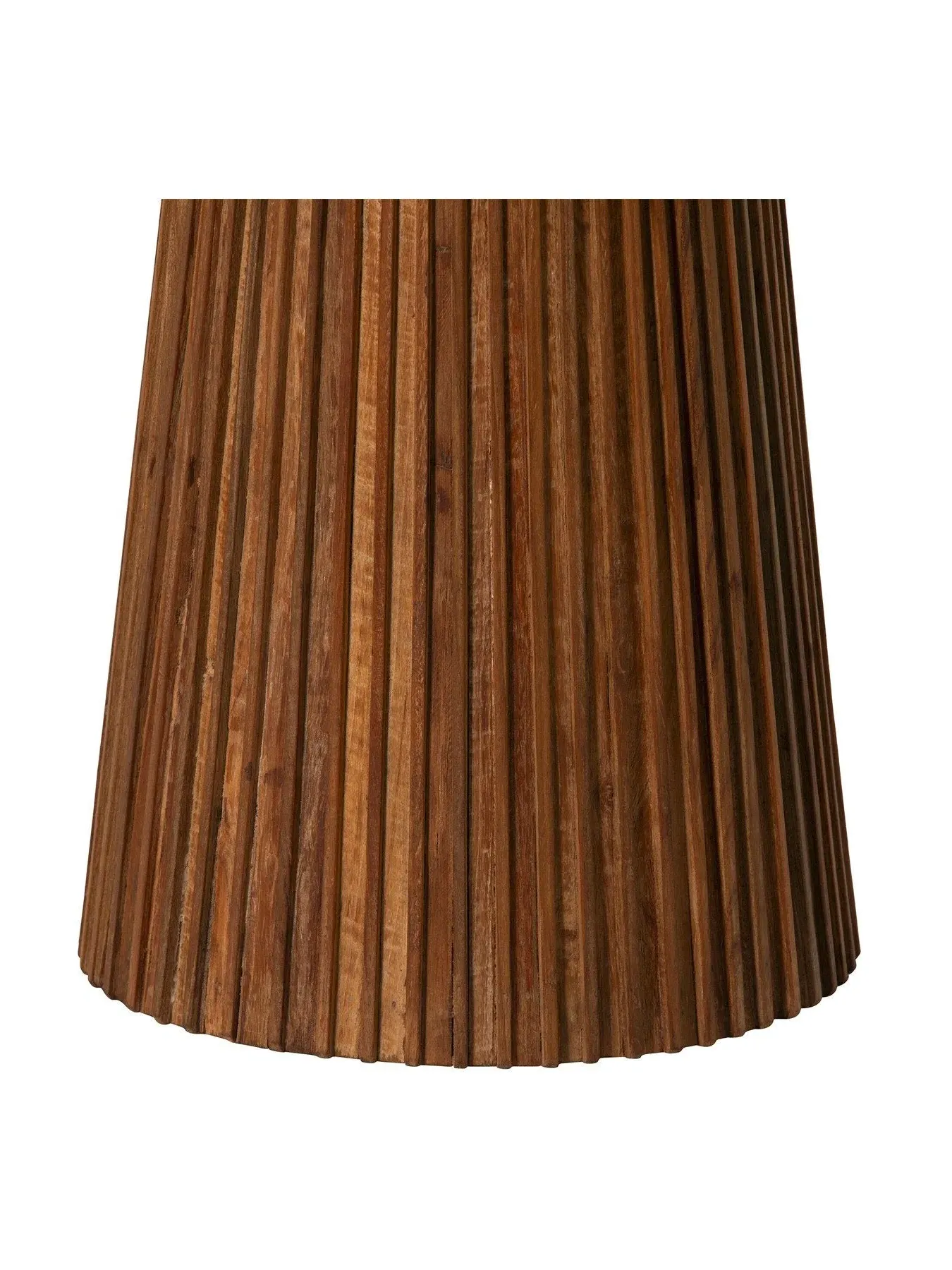 Small Round Coffee Table - Brown, Reclaimed Teak
