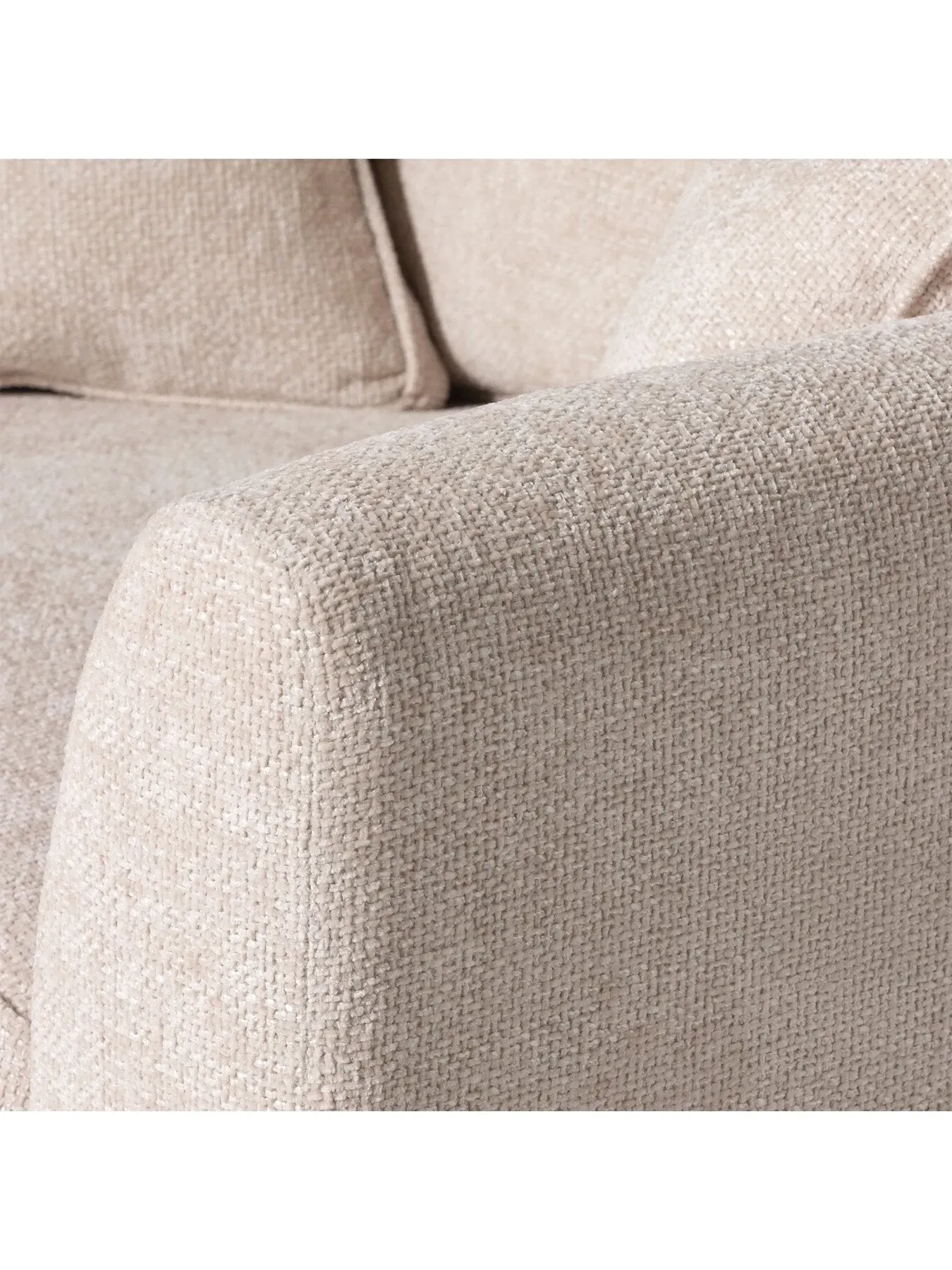 Snuggle Chair with Feather Cushions - Neutral