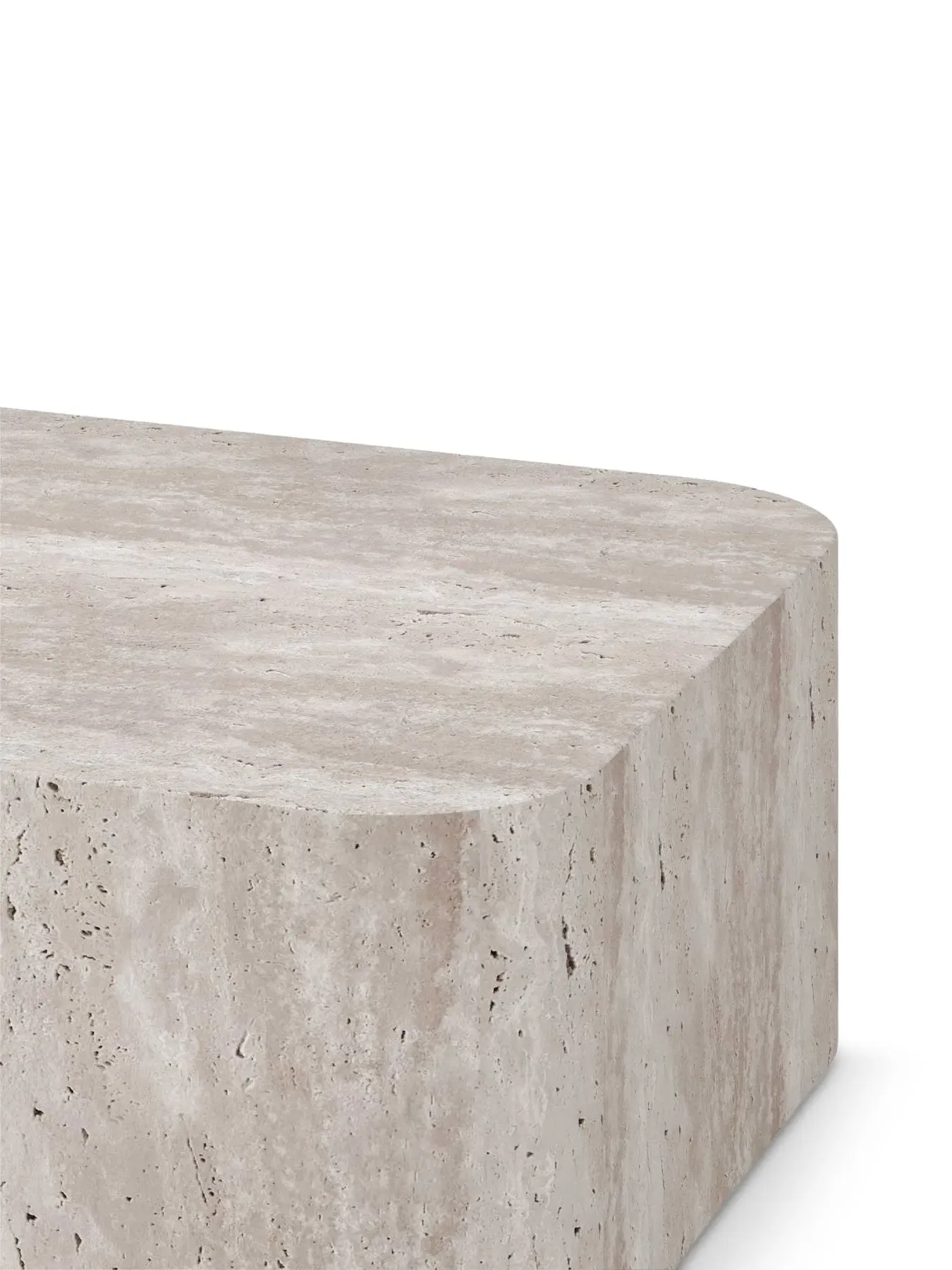 Square Coffee Table - White, Marble