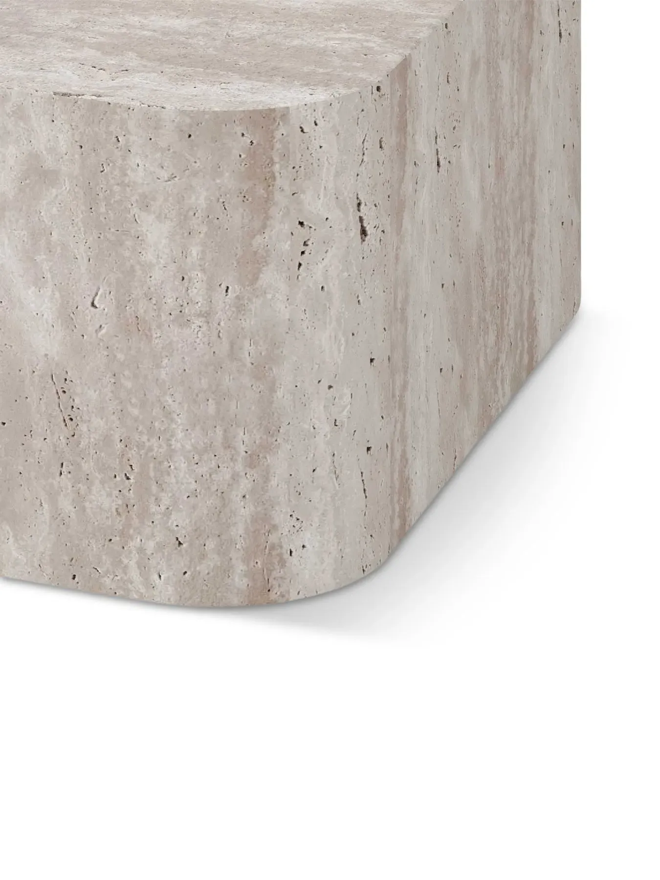 Square Coffee Table - White, Marble