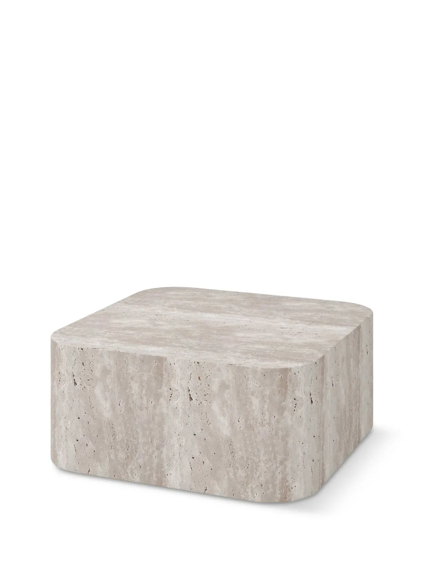 Square Coffee Table - White, Marble image