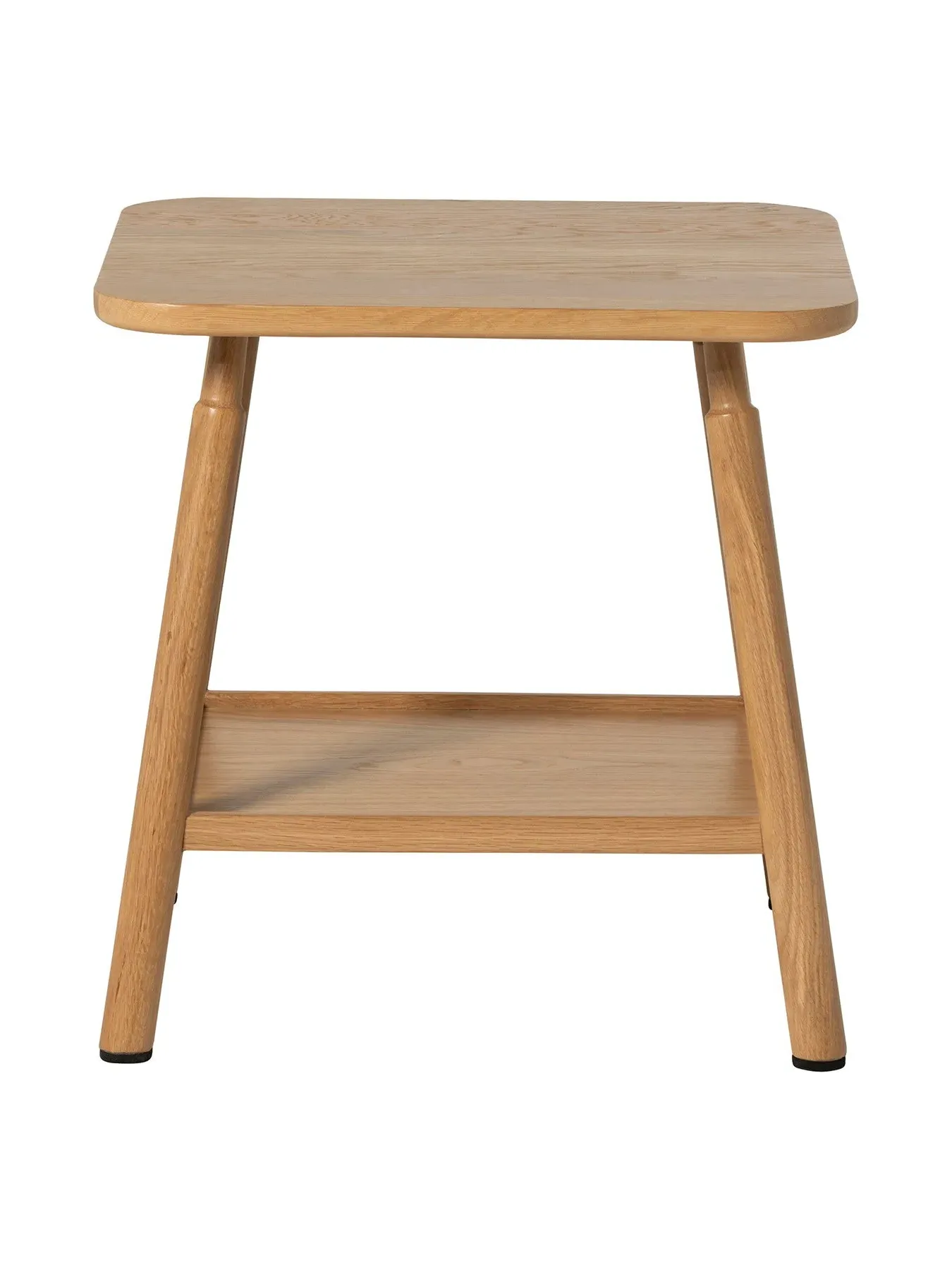 Square Side Table - Neutral, Oak Wood