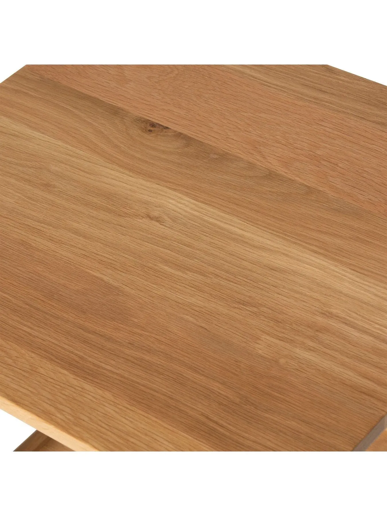 Square Side Table - Neutral, Oak Wood