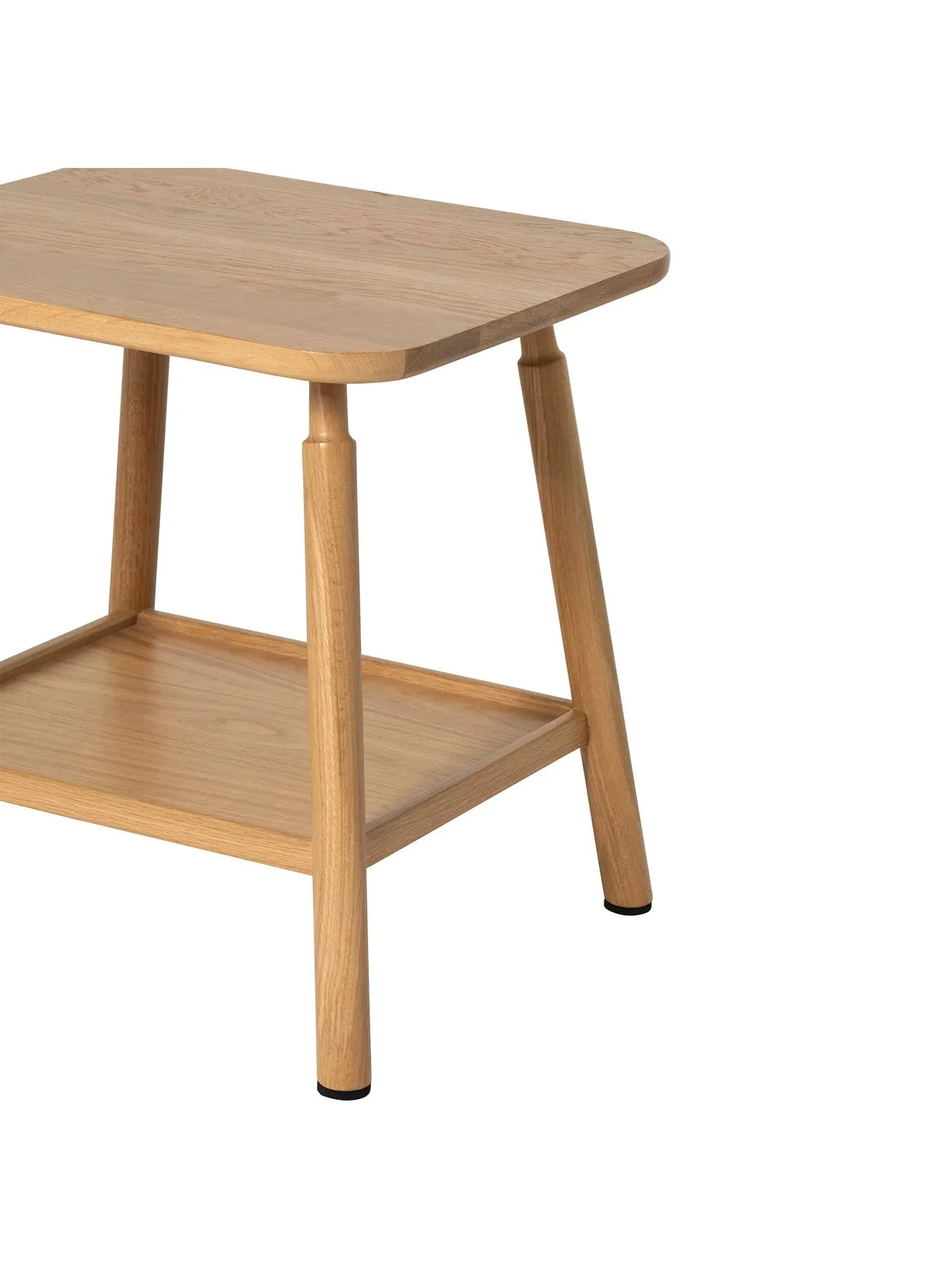 Square Side Table - Neutral, Oak Wood