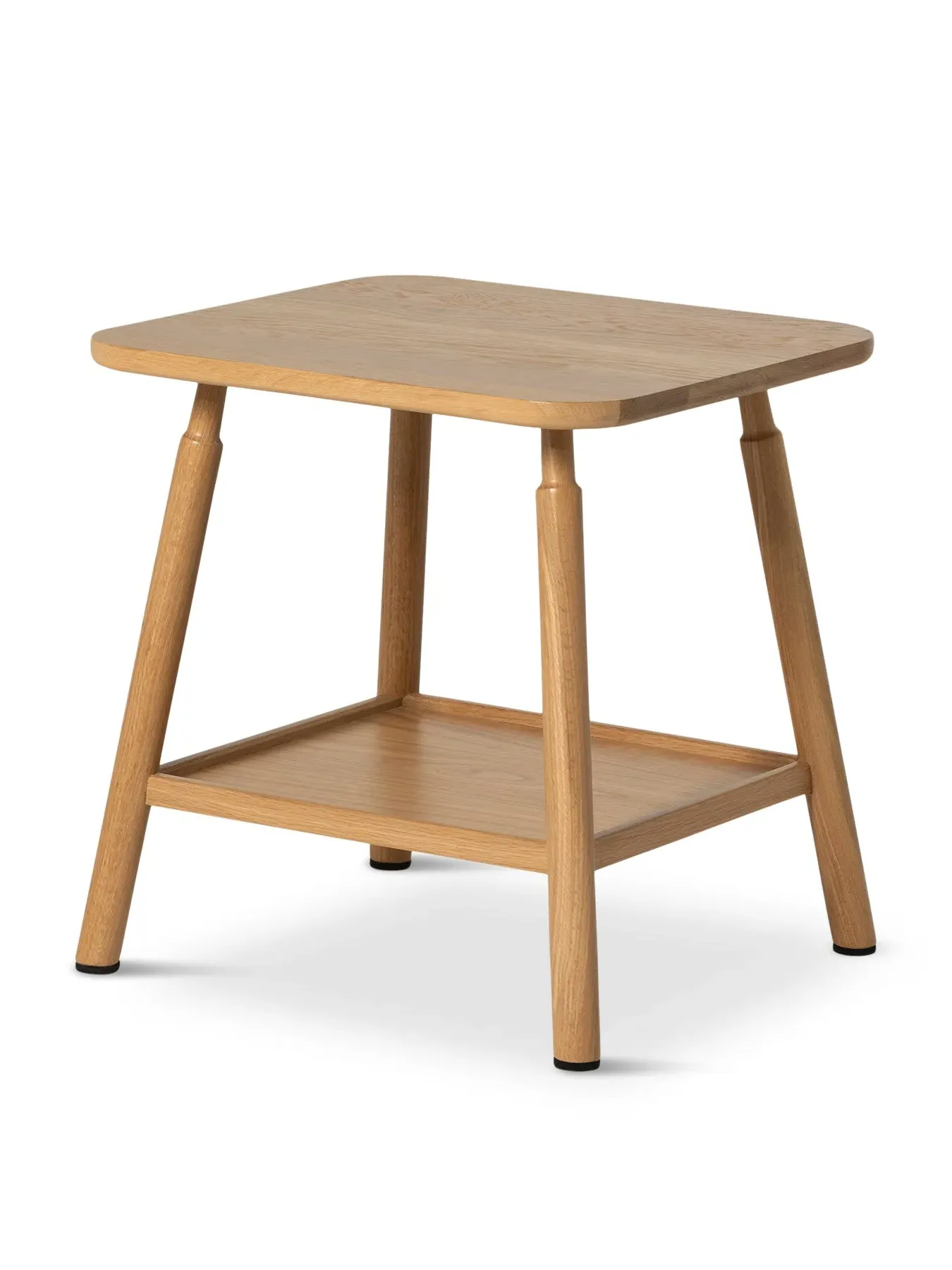 Square Side Table - Neutral, Oak Wood image