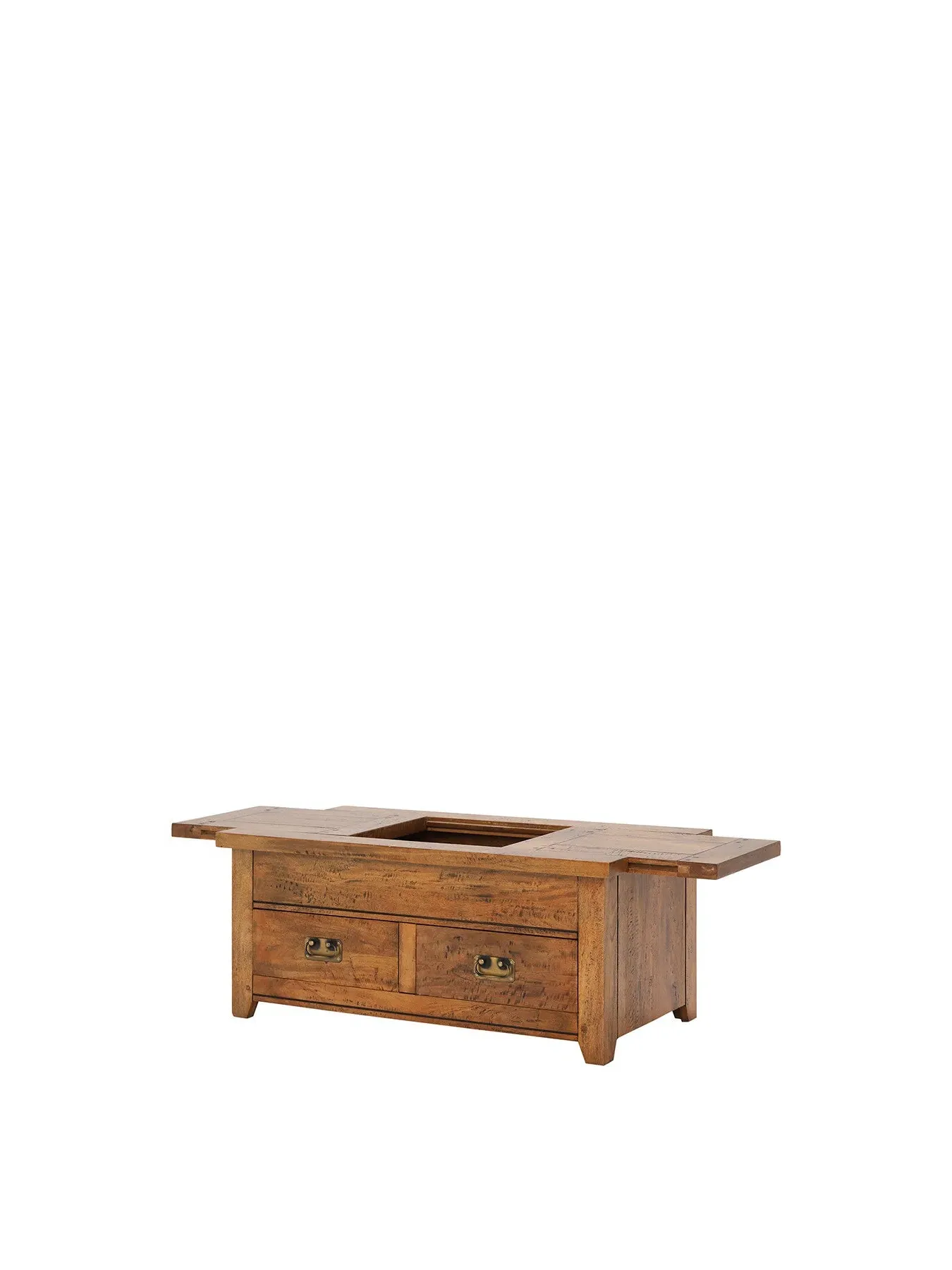 Storage Coffee Table - Brown, Mango Wood