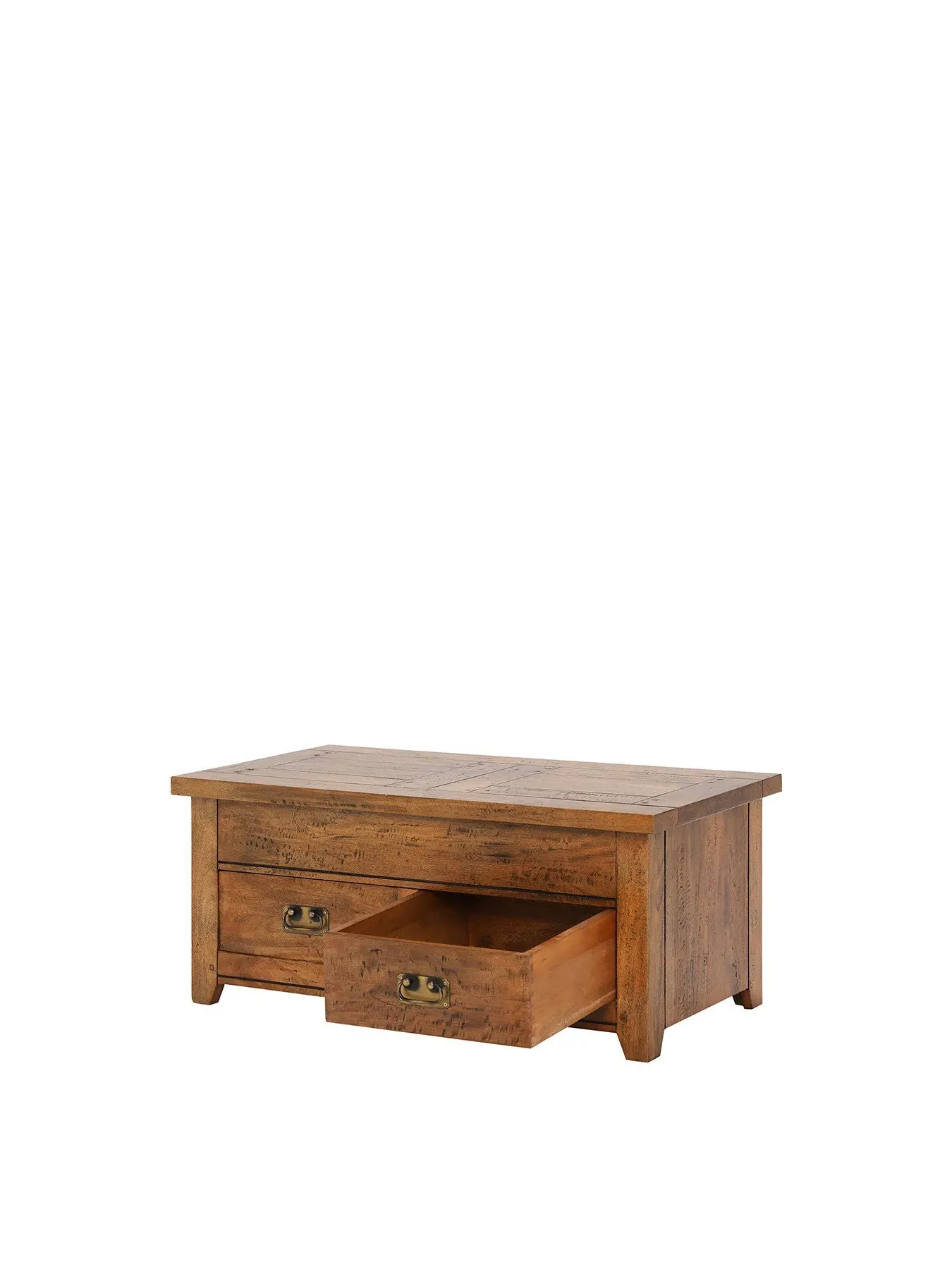 Storage Coffee Table - Brown, Mango Wood