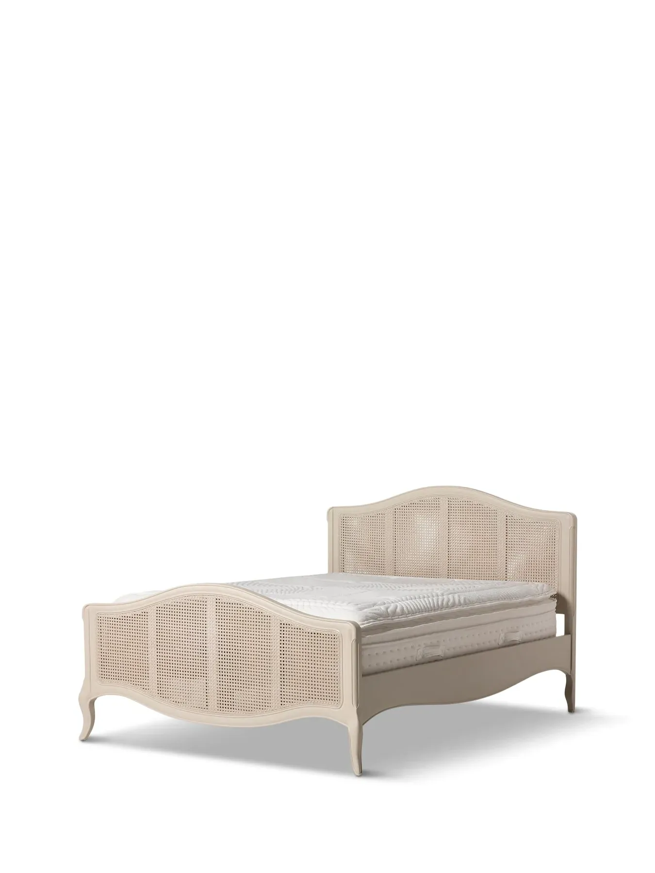 Super King Bed Frame - Off White, Wood image