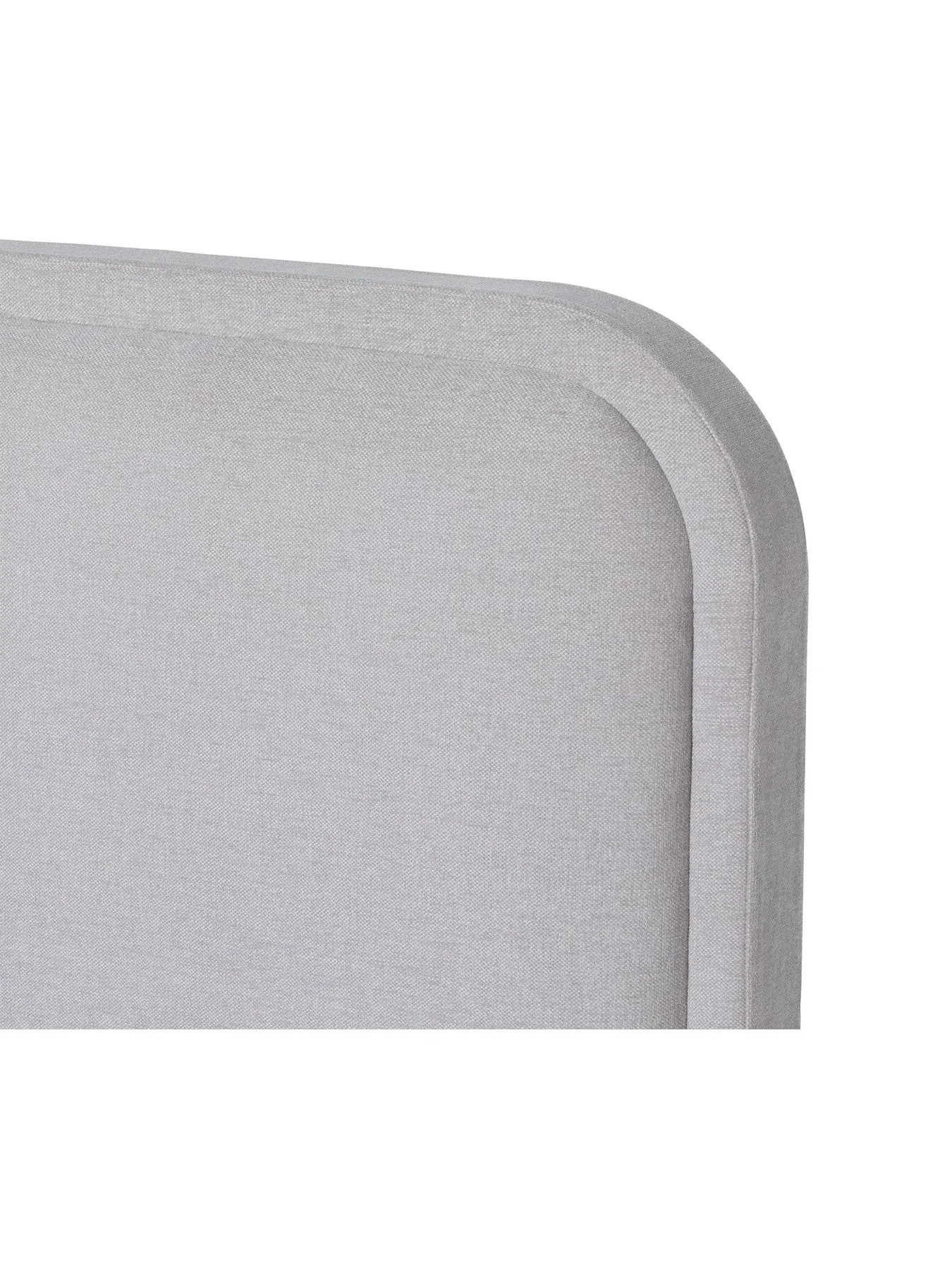 Super King Ottoman Bed Frame - Grey, Fabric