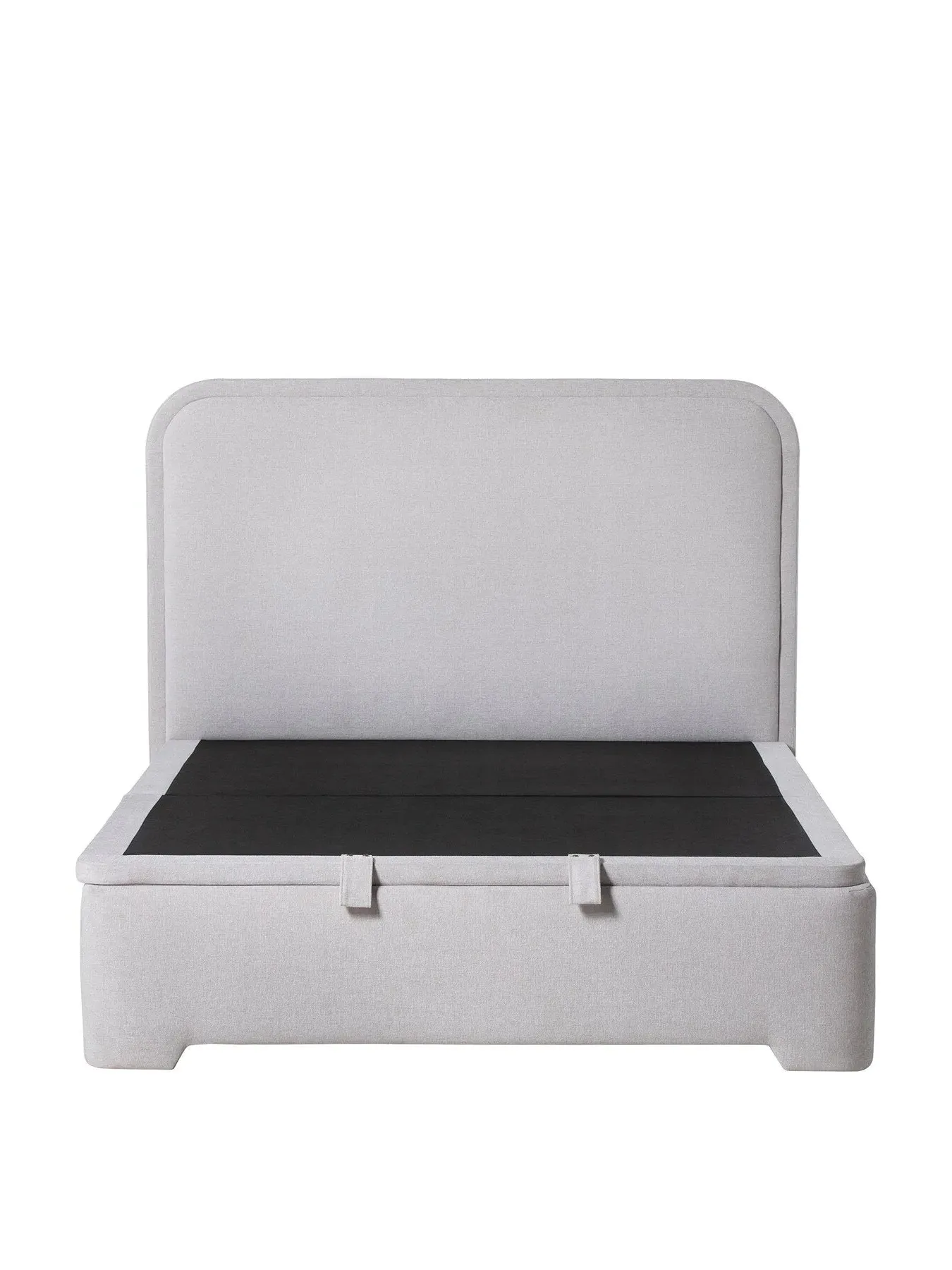 Super King Ottoman Bed Frame - Grey, Fabric