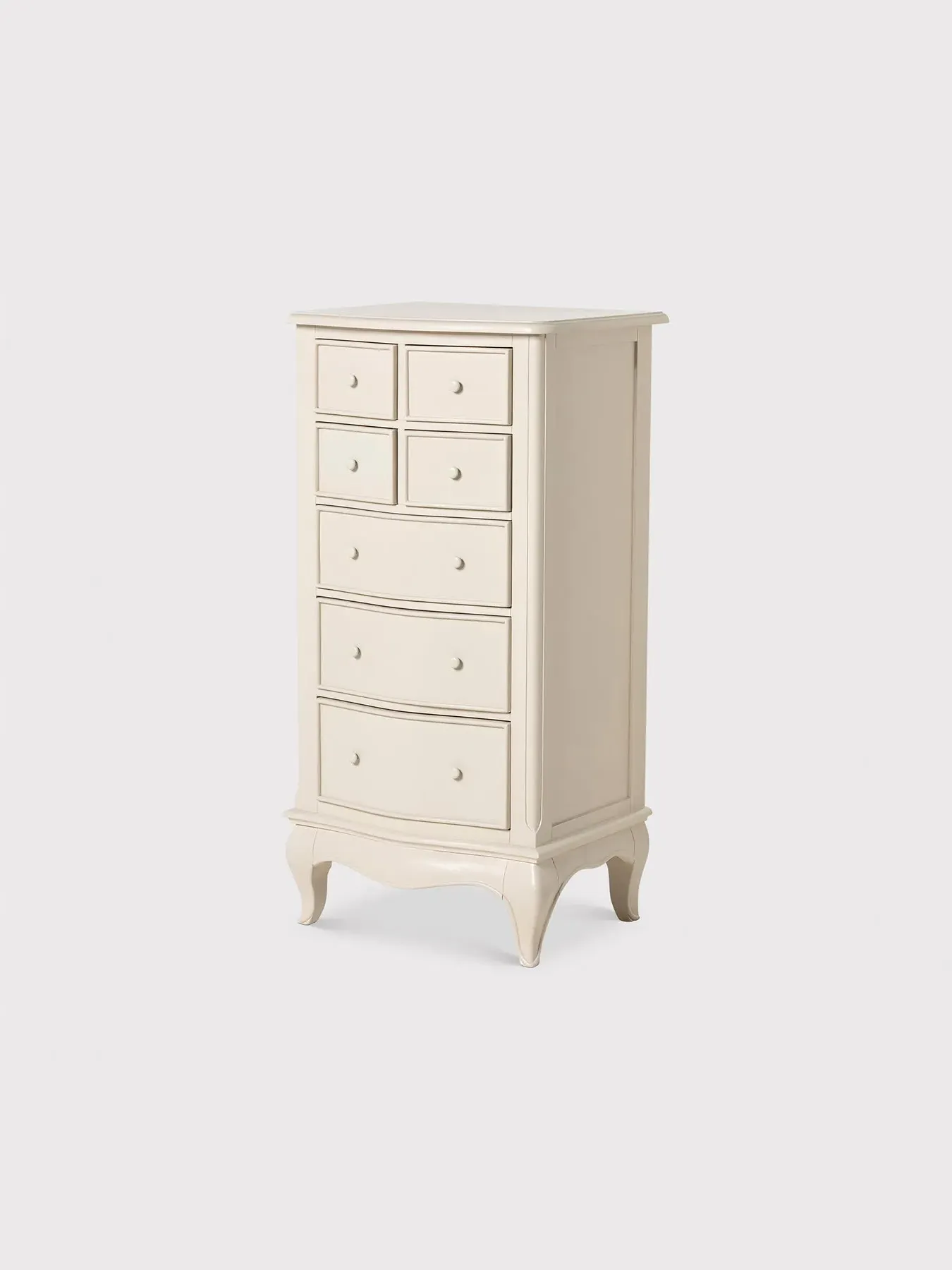 Tall 7-Drawer Chest - White, Wood