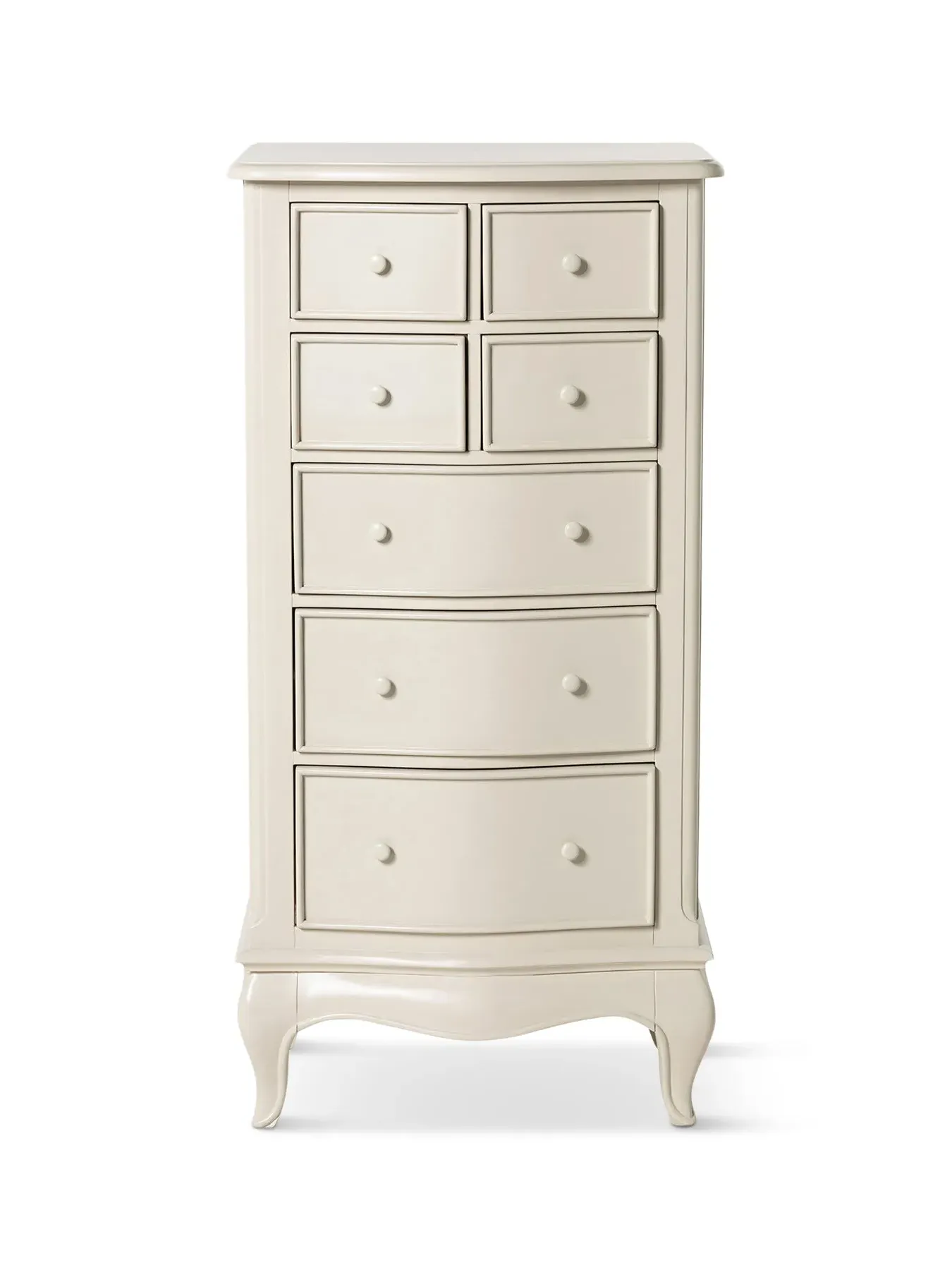 Tall 7-Drawer Chest - White, Wood image