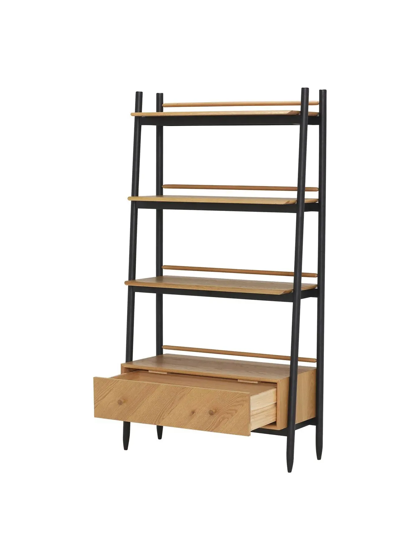 Tall Shelving Unit - Neutral, Oak