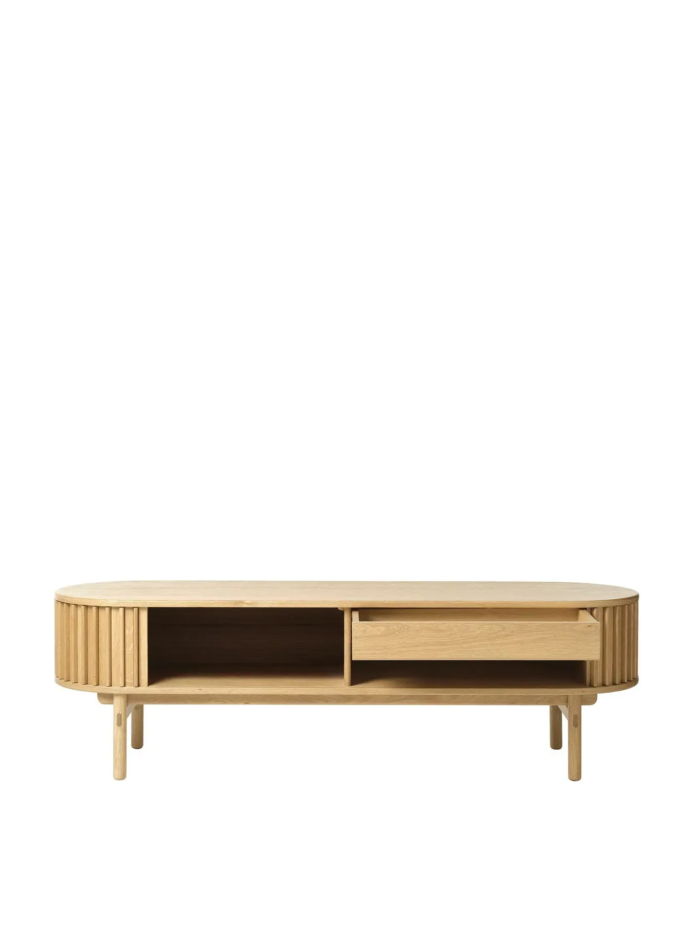 TV Lowboard with Storage - Neutral, Wood