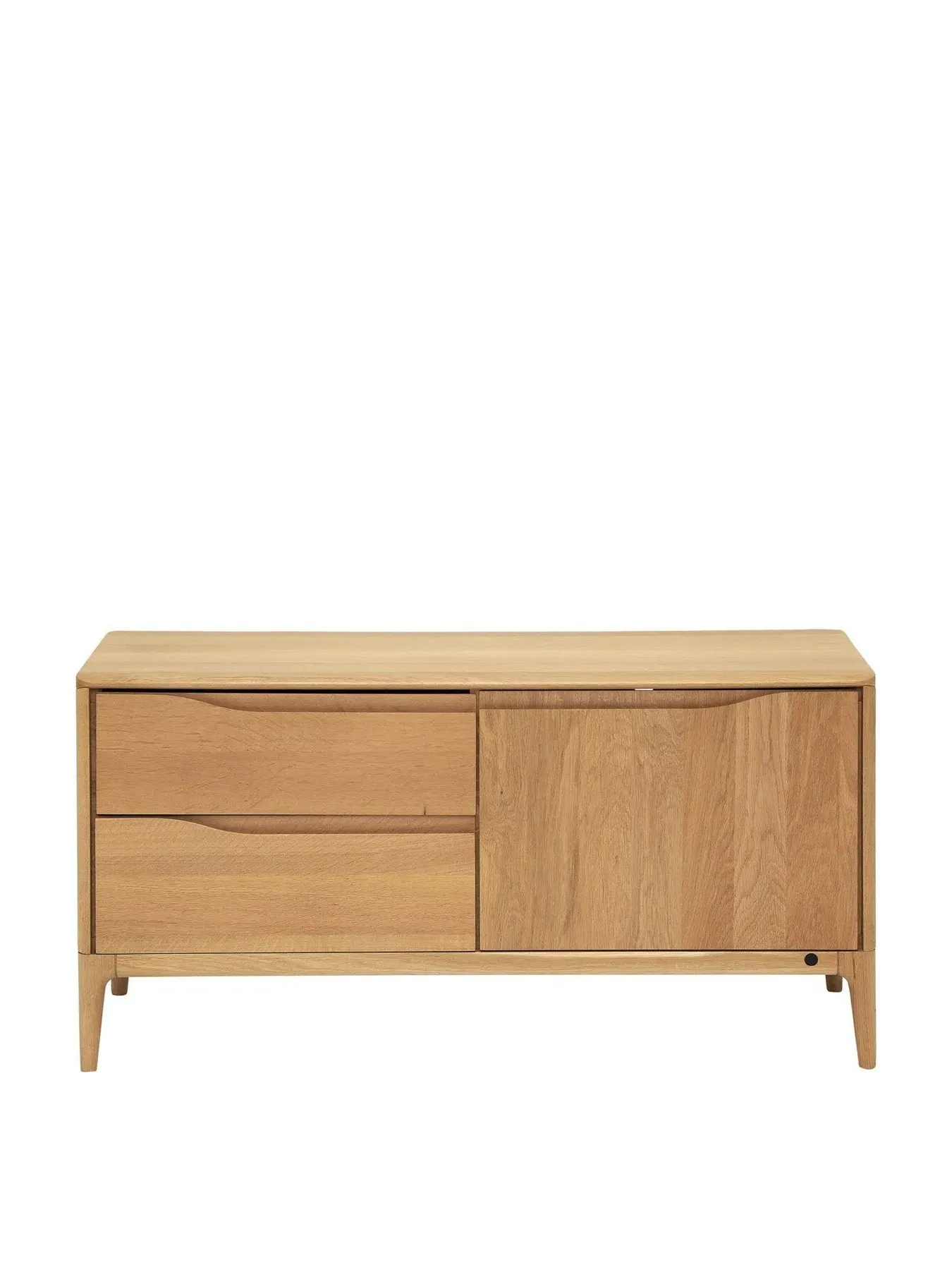 TV Unit with Storage - Neutral, Oak Wood
