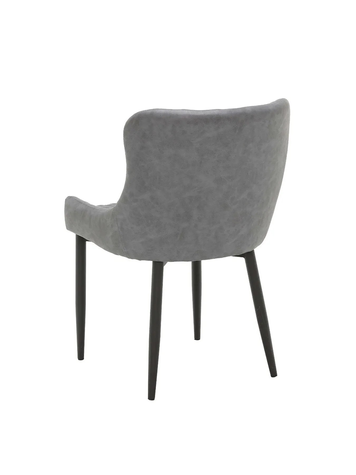 Upholstered Dining Armchair - Vintage Grey, Velvet