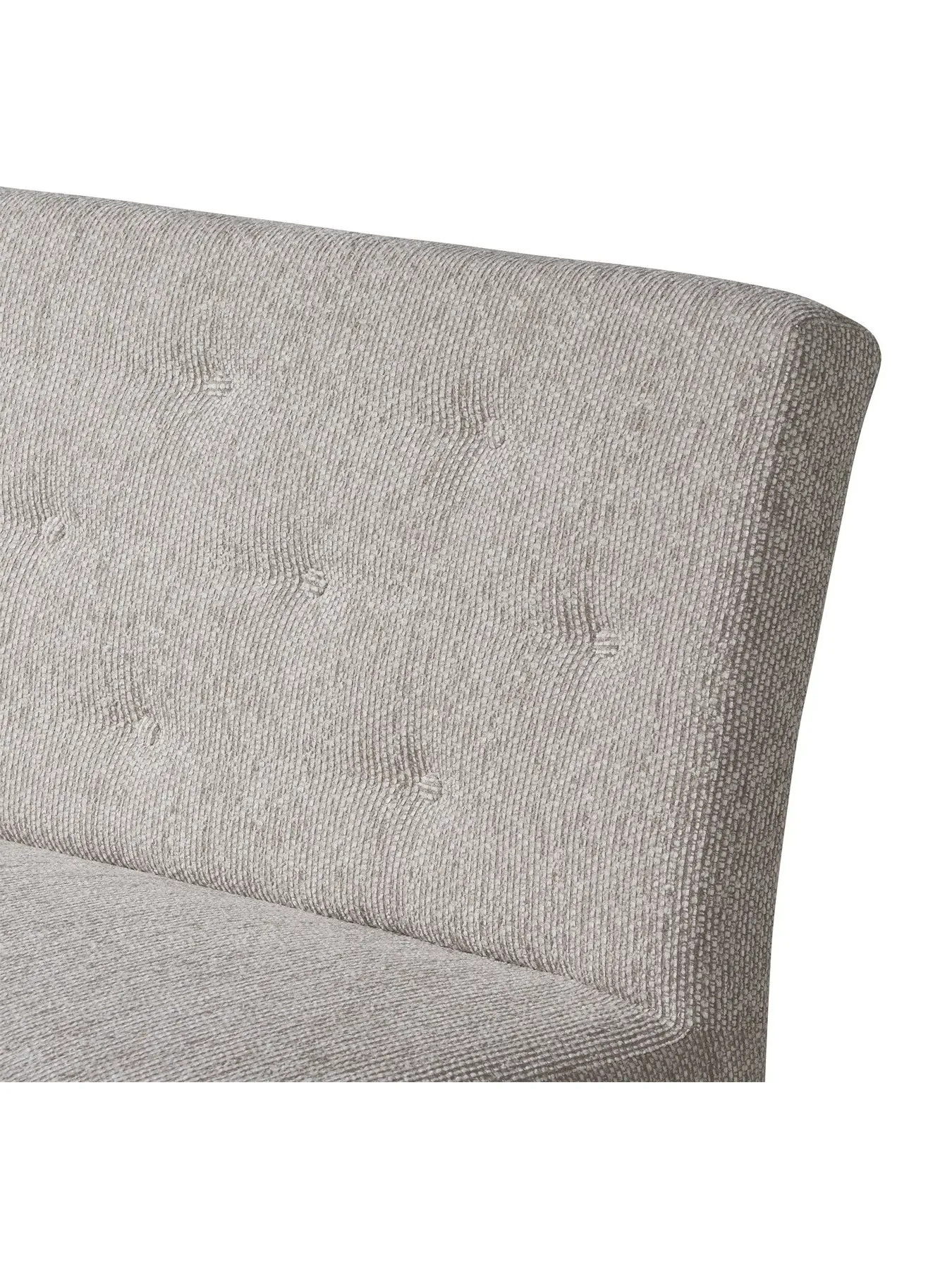 Upholstered Dining Bench - Grey, Solid Wood