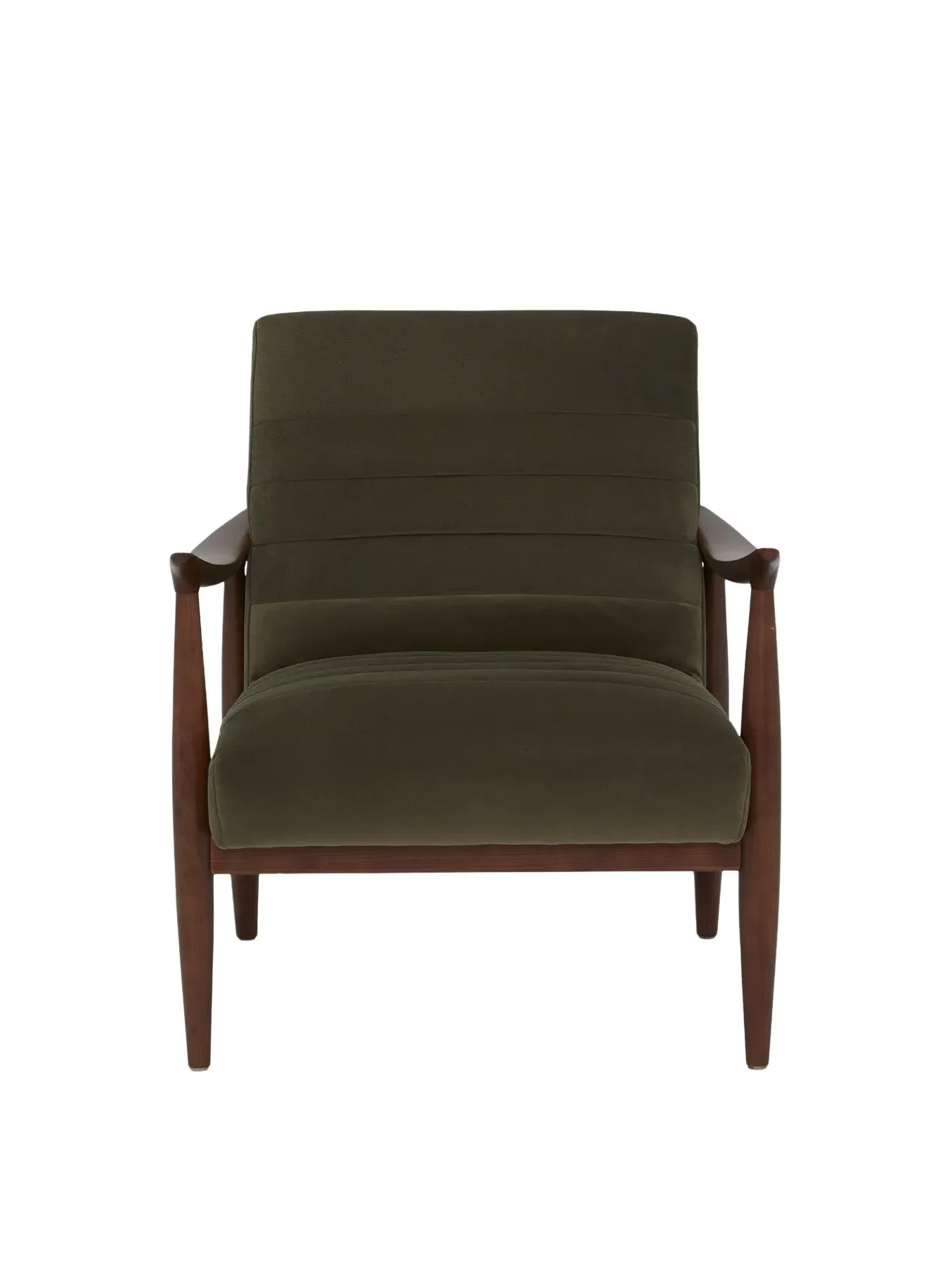 Velvet Armchair - Green