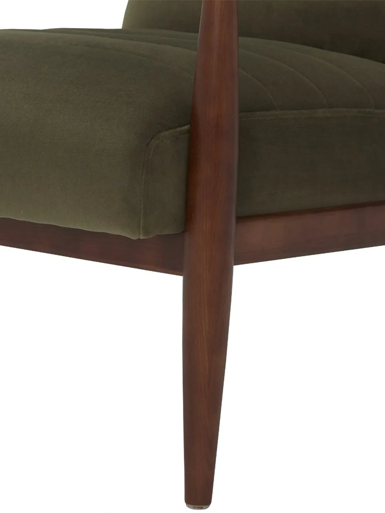 Velvet Armchair - Green