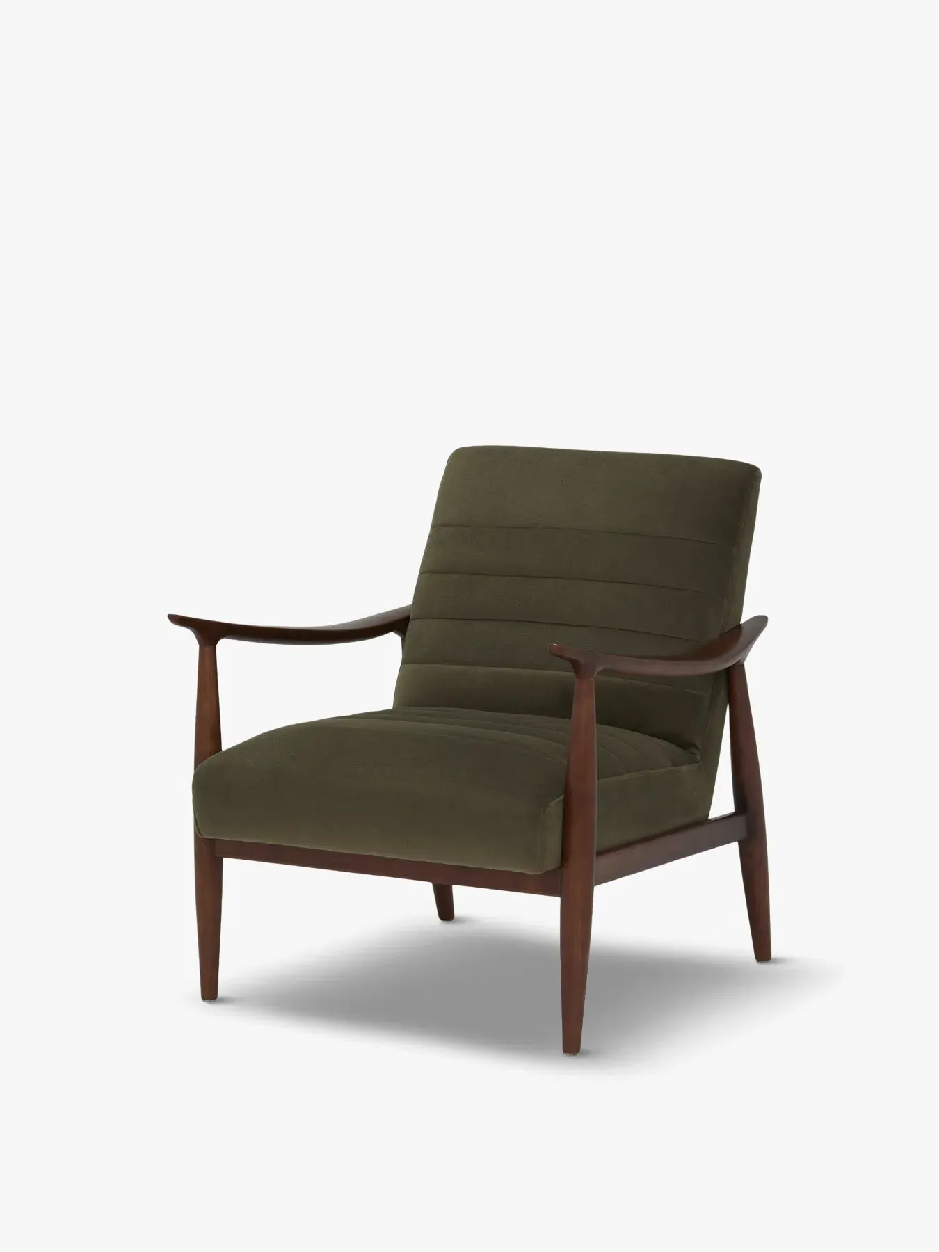 Velvet Armchair - Green image