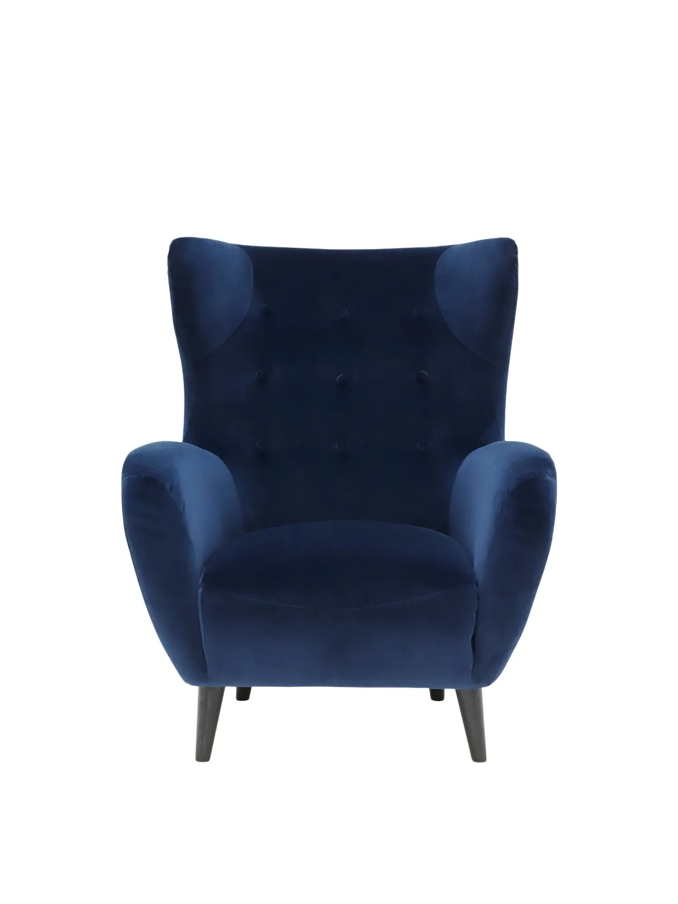 Velvet Chair - Blue