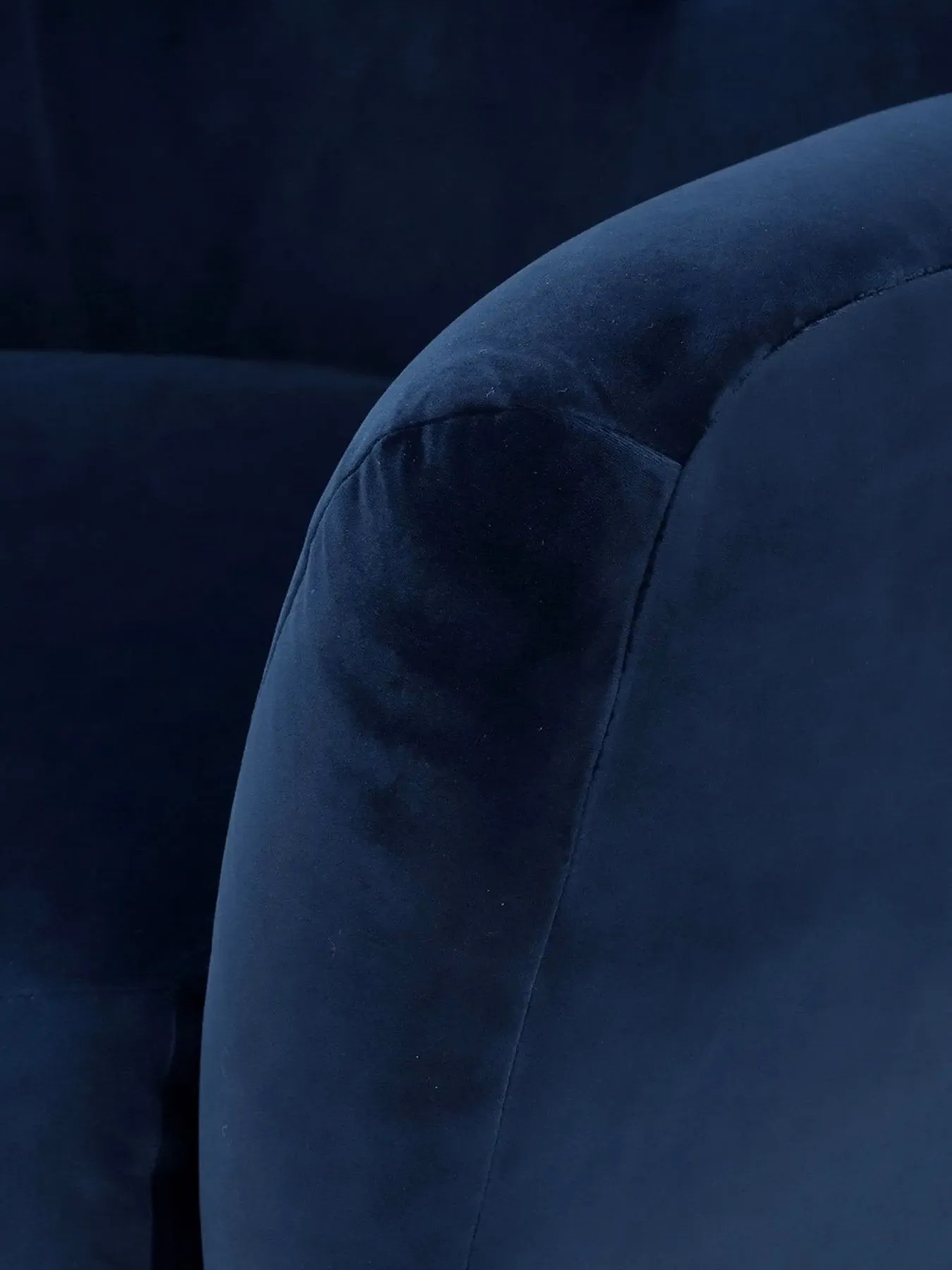 Velvet Chair - Blue
