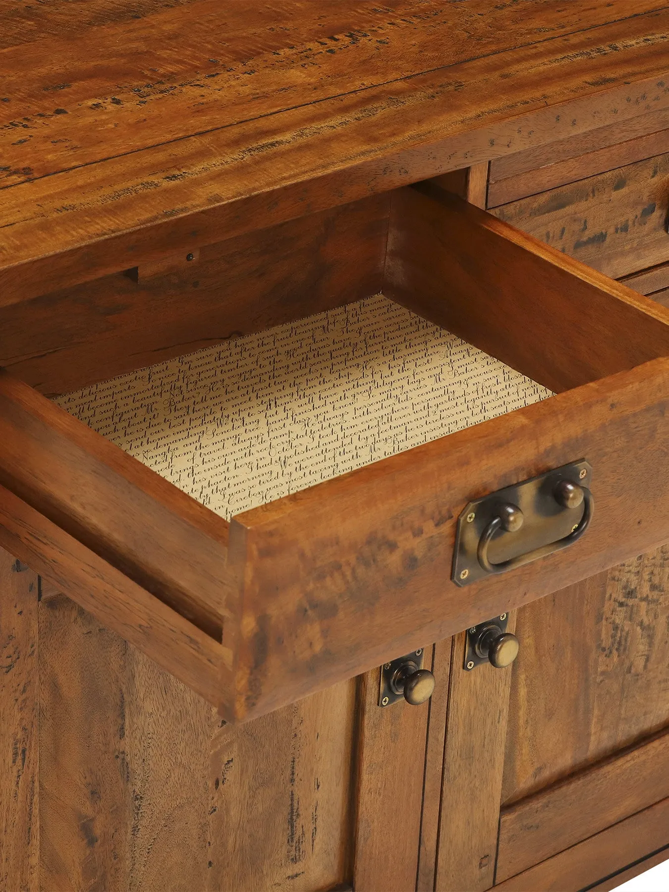 Wide Sideboard - Natural, Mango Wood