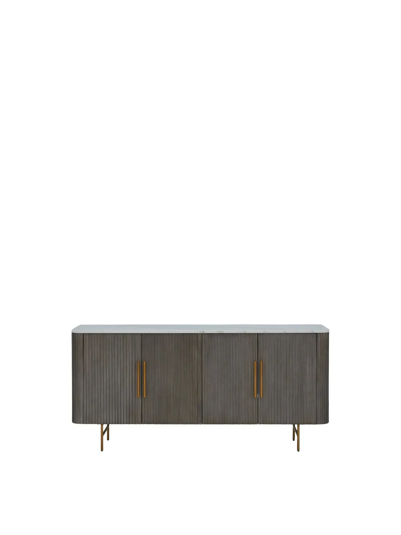 Wide Top Sideboard - White, Oak