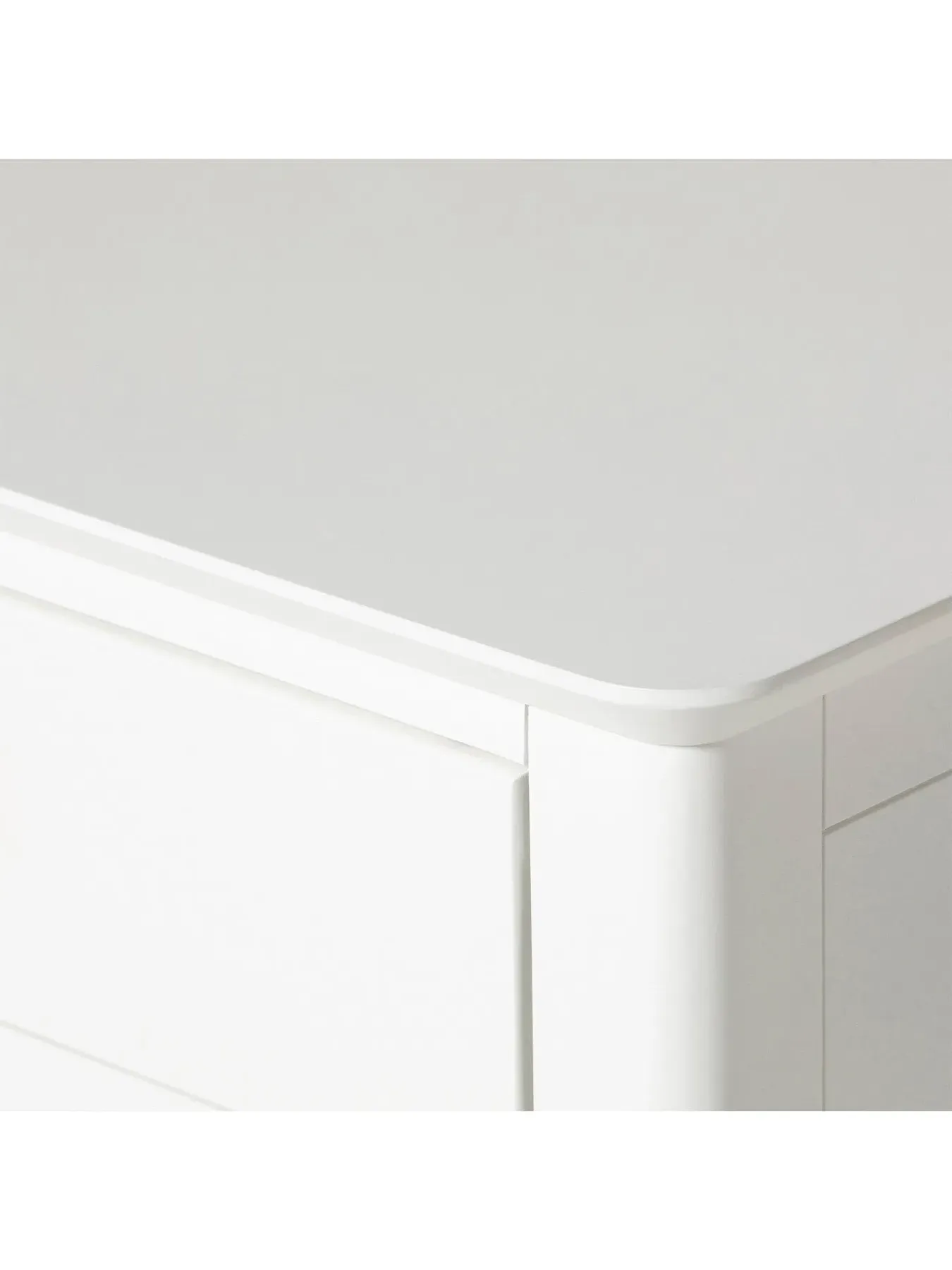 Wooden Dressing Table - White, Acacia Wood