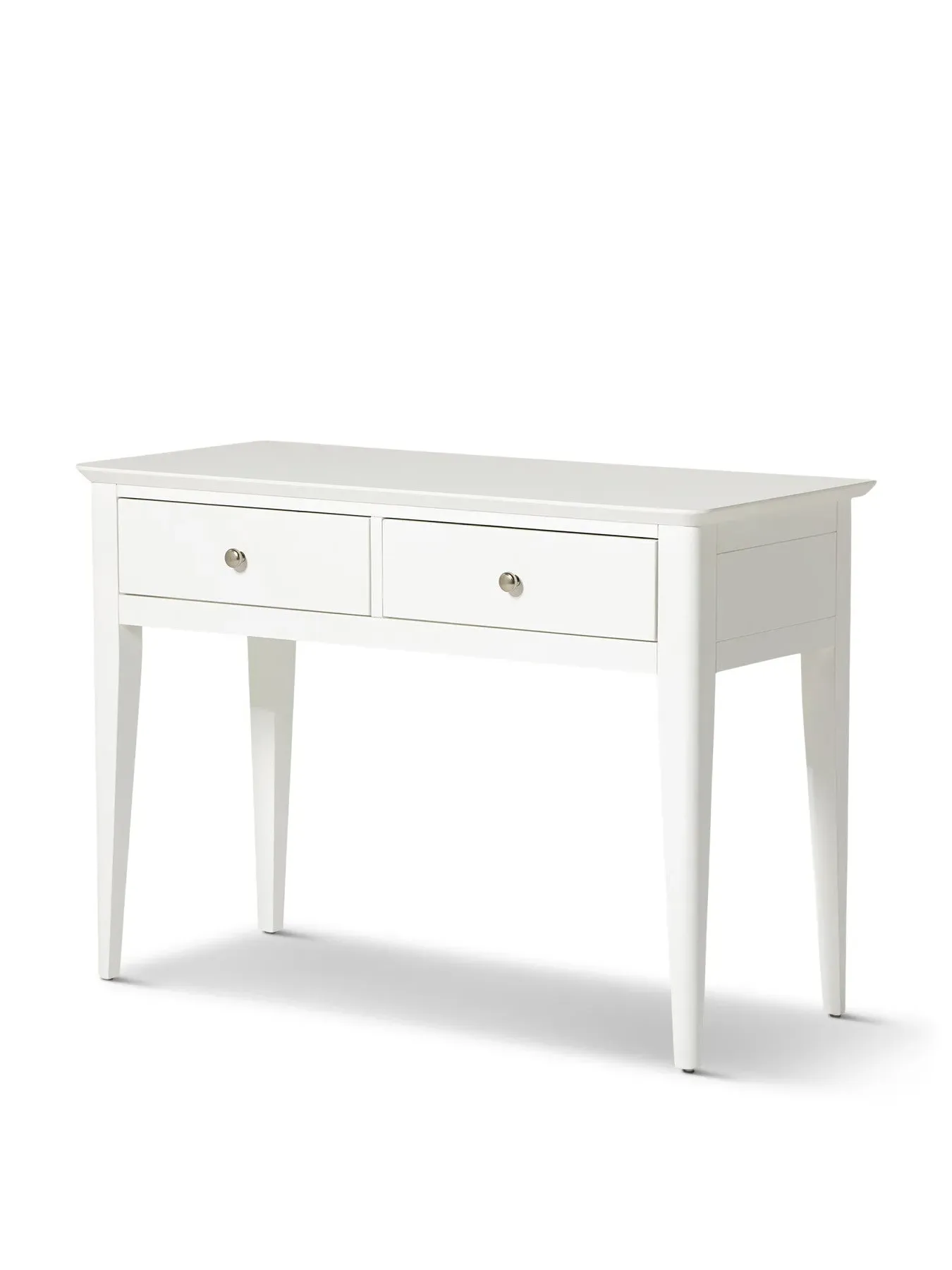 Wooden Dressing Table - White, Acacia Wood image