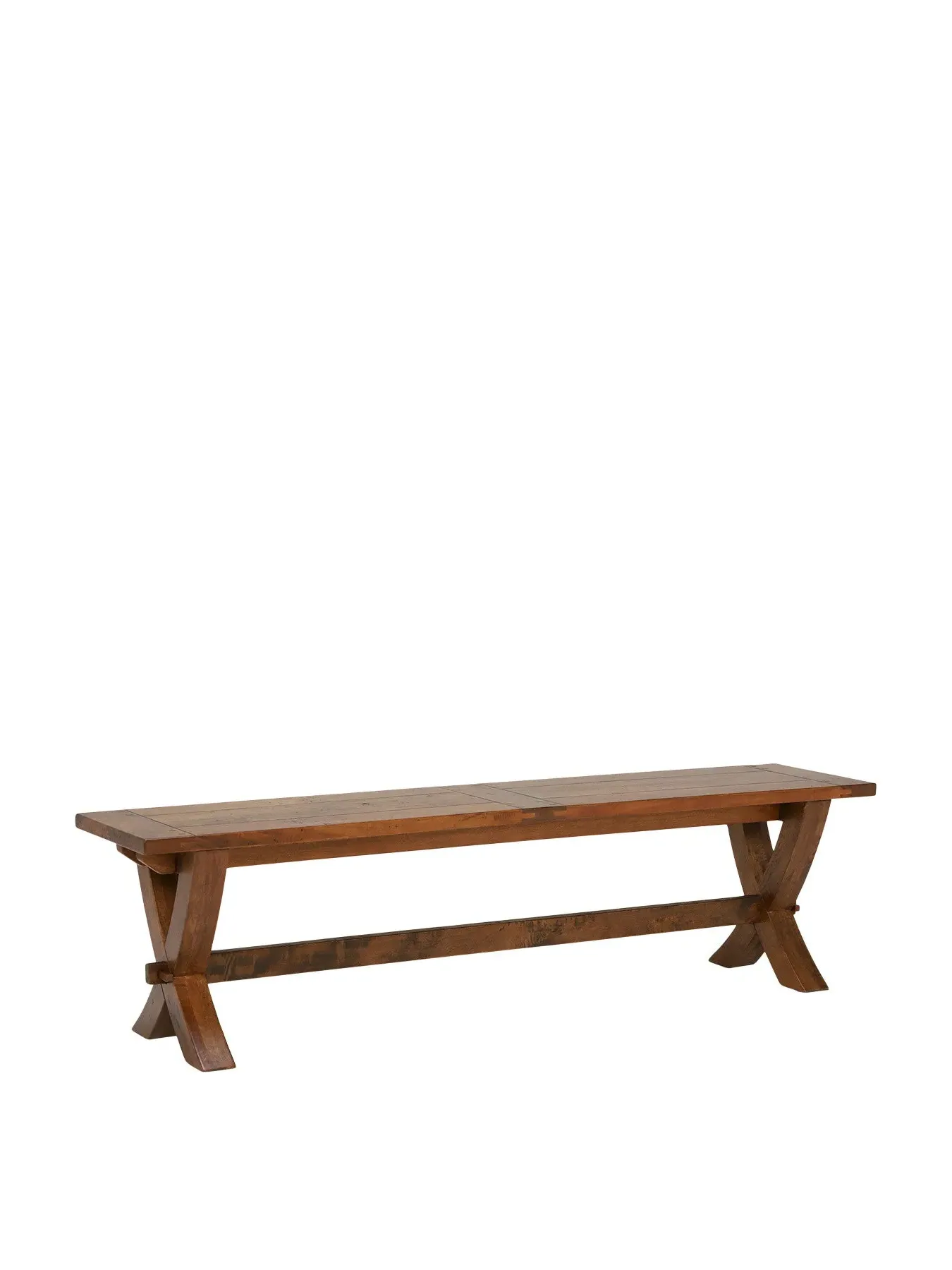 X-Leg Bench - Natural, Mango Wood