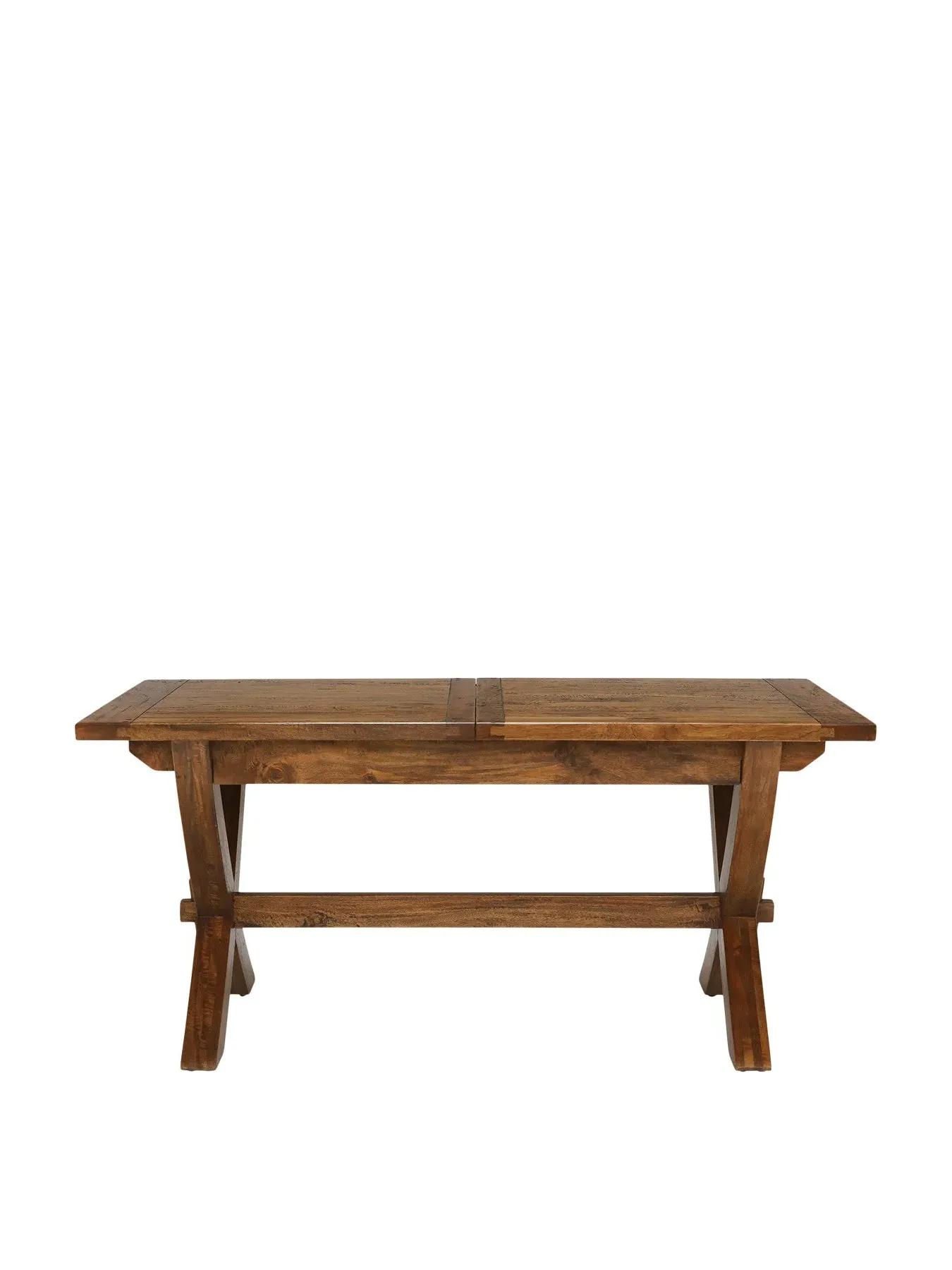 X-Leg Extending Dining Table - Mango Wood