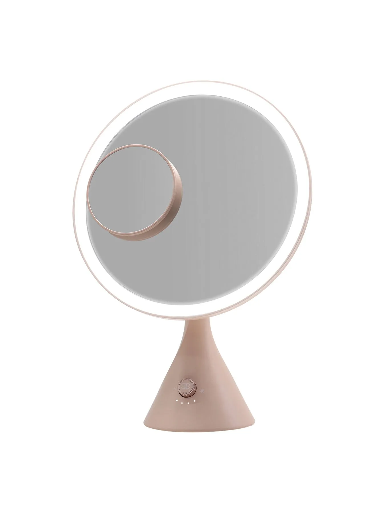 Glow Mirror with Lighting - Nude